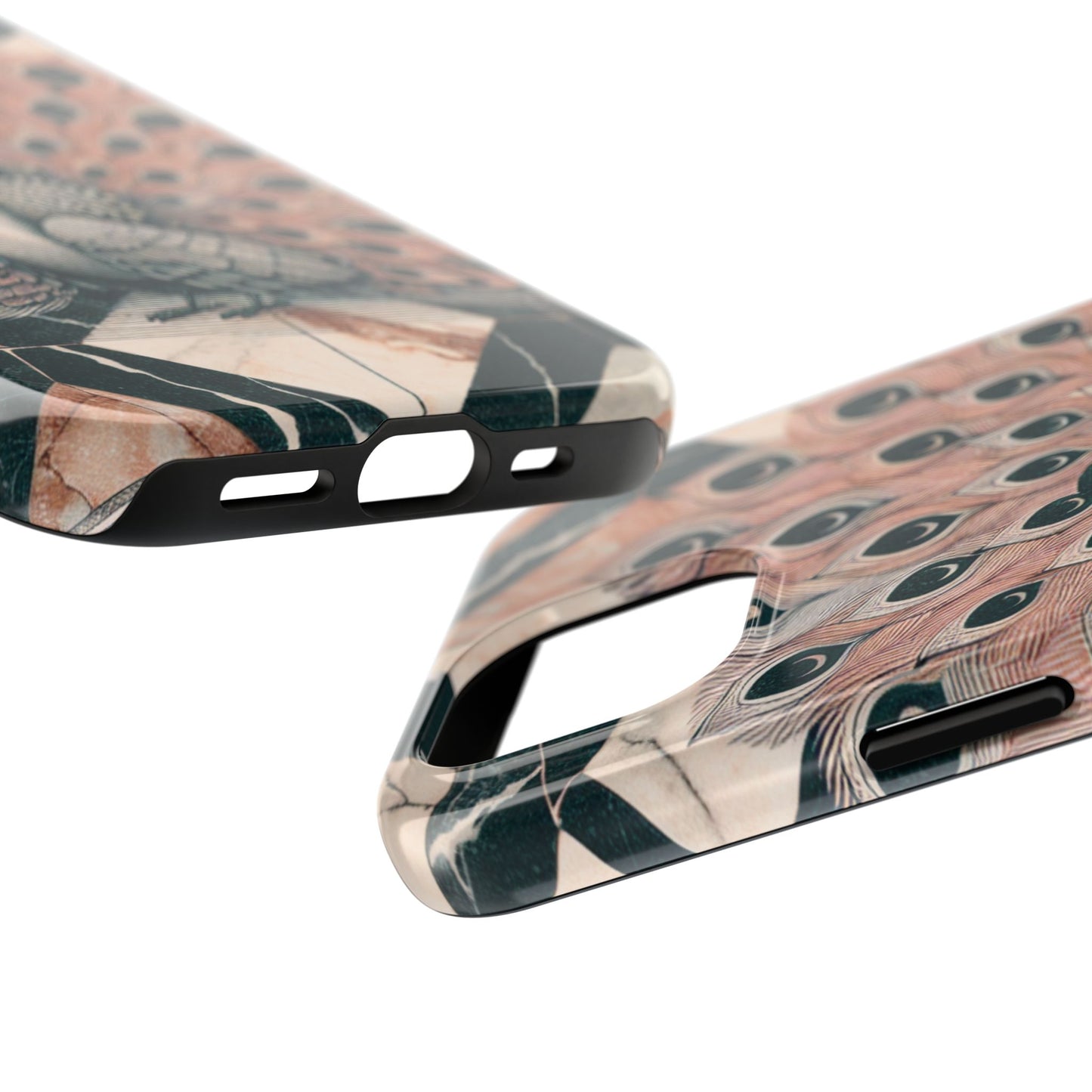 Peacock Tough Phone Case | Stylish & Durable Artwork - for iPhone