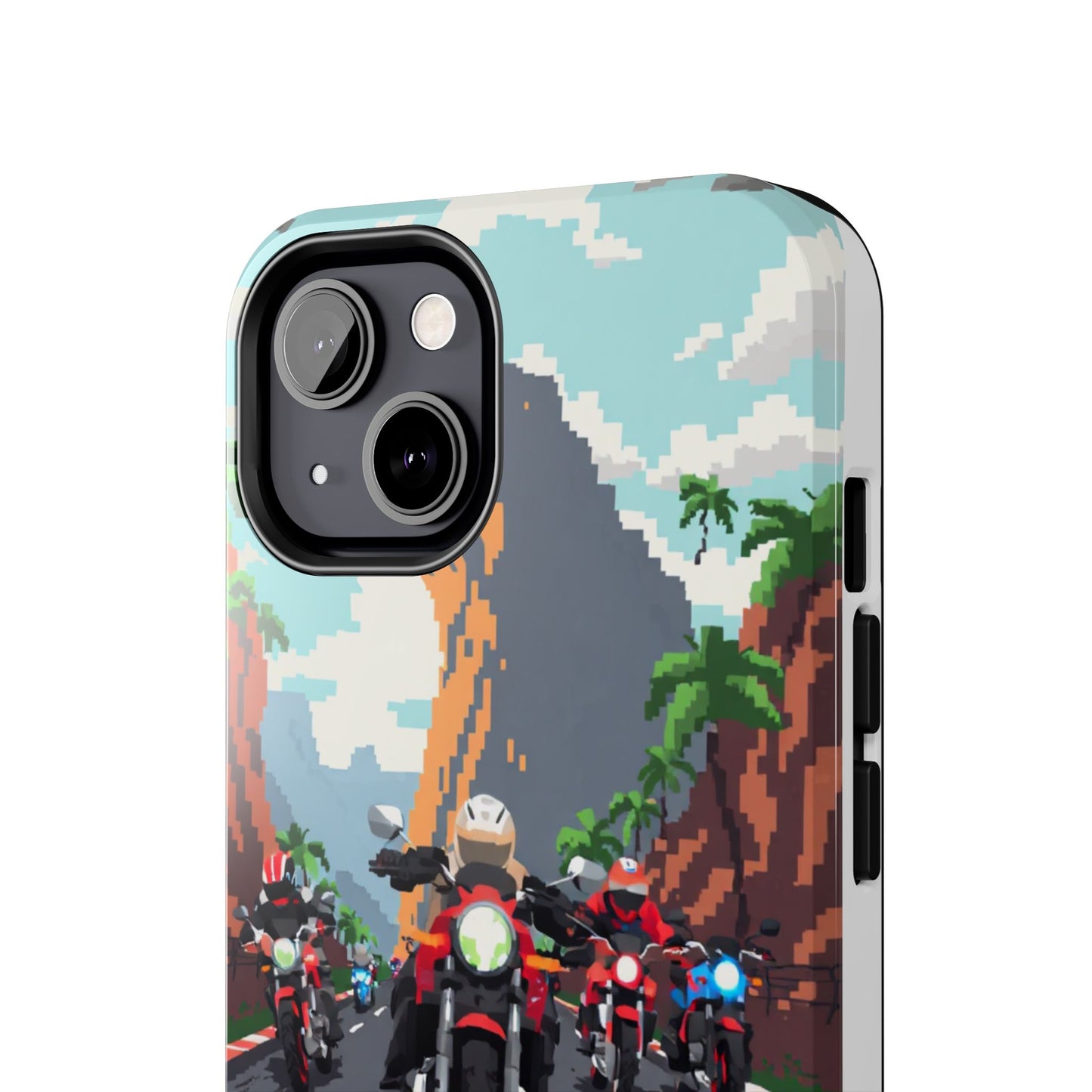 Retro Biker Tough Phone Case - Perfect for Motorcycle Lovers