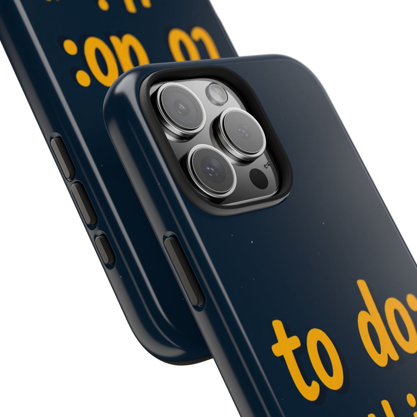 Funny Tough Phone Case - To Do: Nothing | Unique Gift for College Students, Lazy Days, Relaxation Motivation, Minimalist Phone Cover