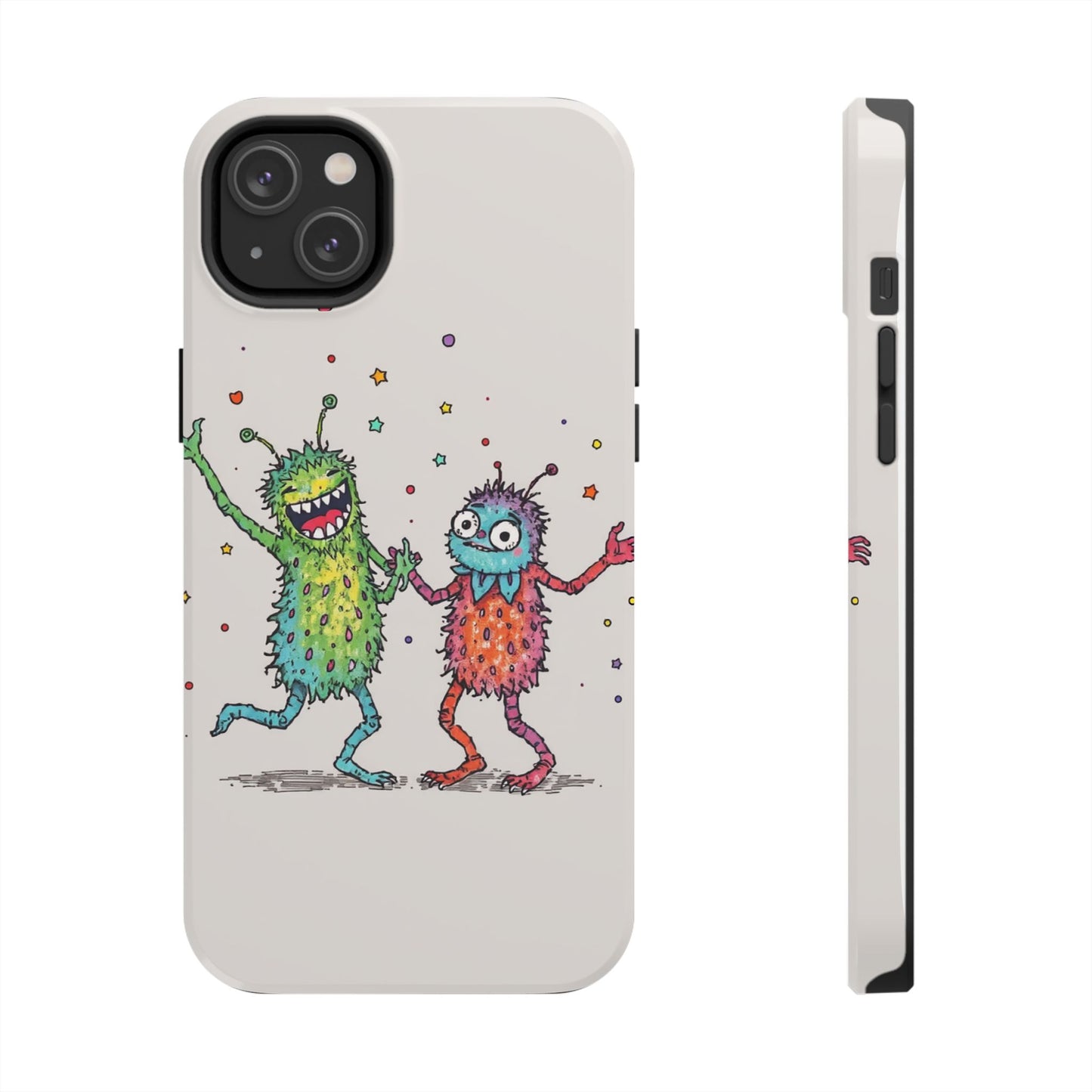 Colorful Monster Tough Phone Case - Fun and Playful Design
