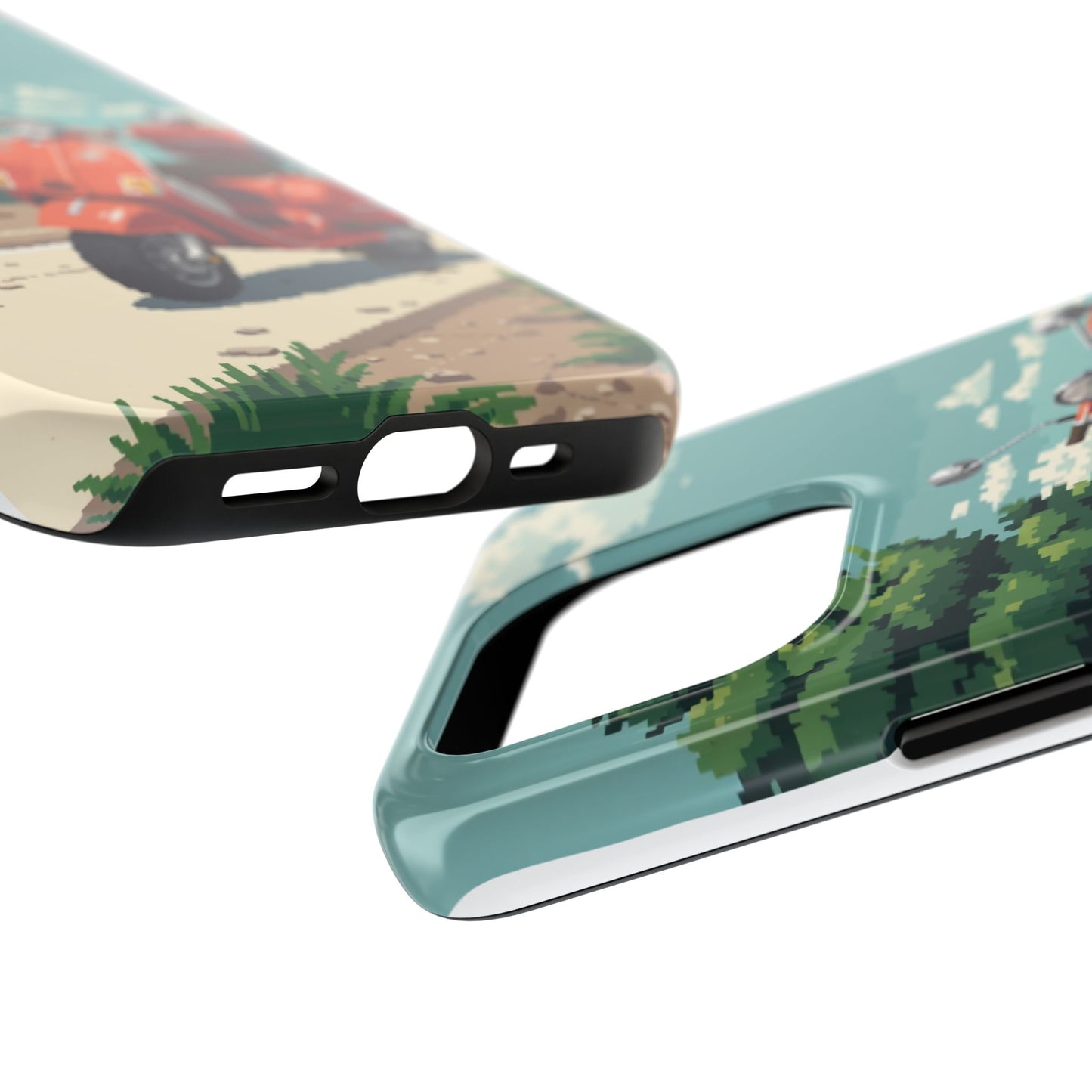 Retro Scooter Phone Case - Tough & Stylish Protection