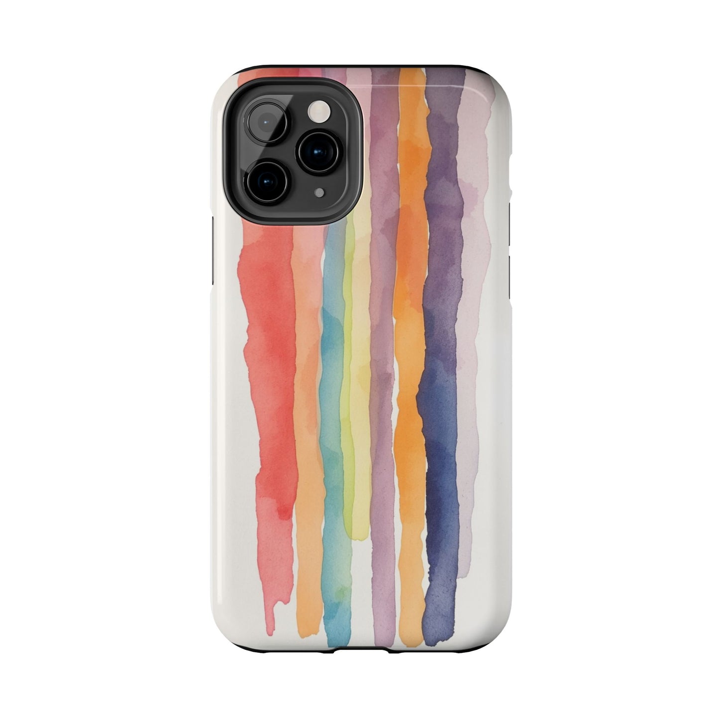 Colorful Watercolor Tough Phone Case - Stylish and Durable Cover for Creative Souls