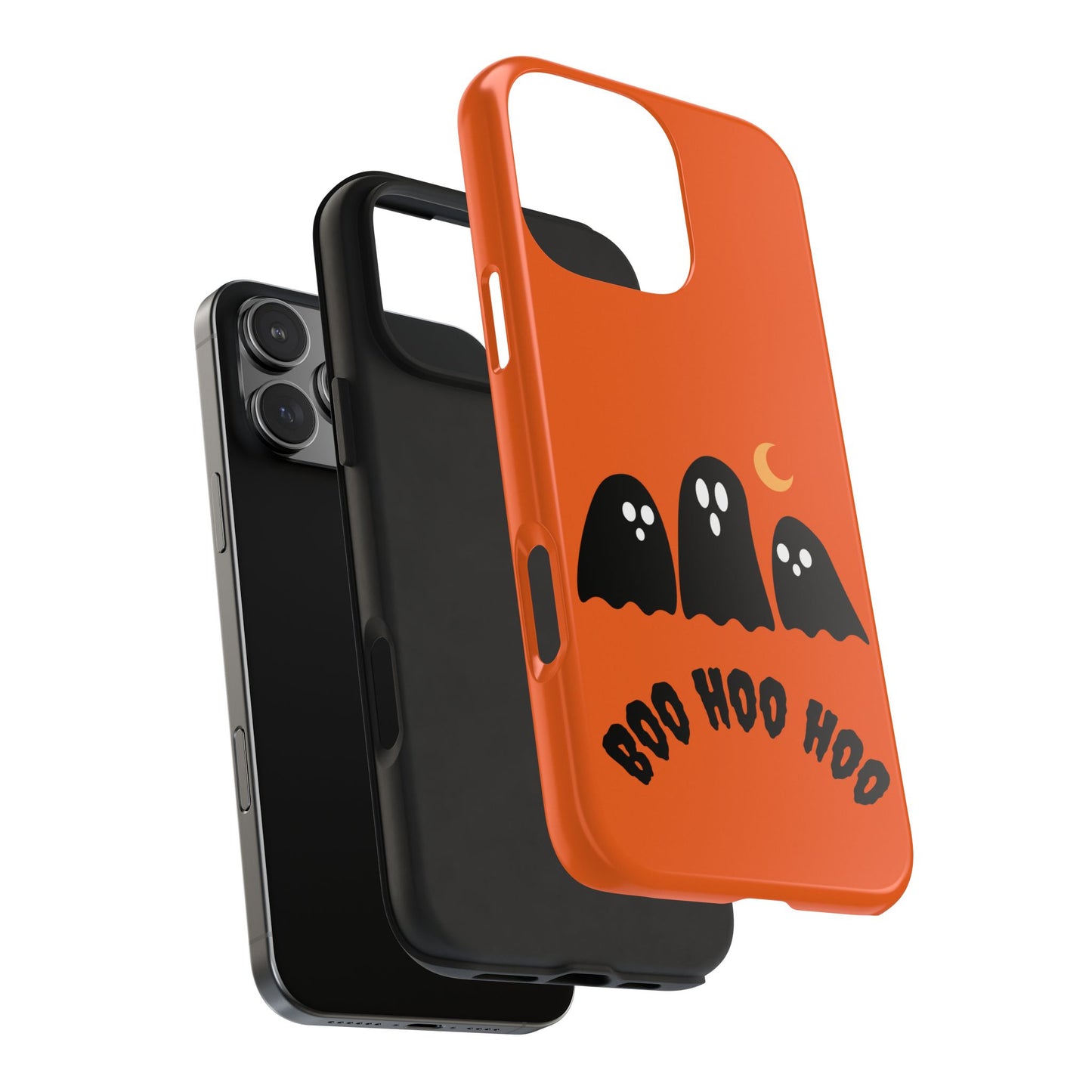 Halloween Ghost Phone Case - Boo Hoo Hoo Design - for iPhone