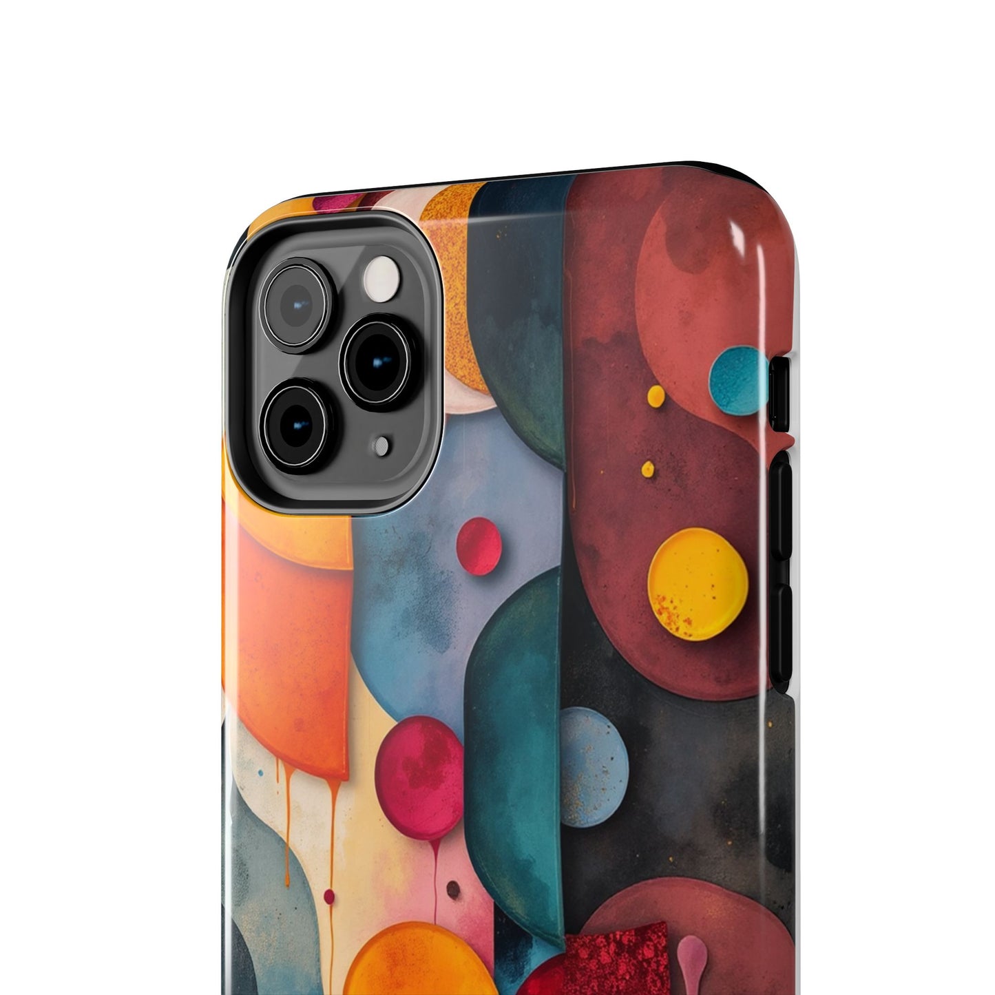 Artistic Tough Phone Cases - Colorful Abstract Design for Trendy Protection - for iPhone