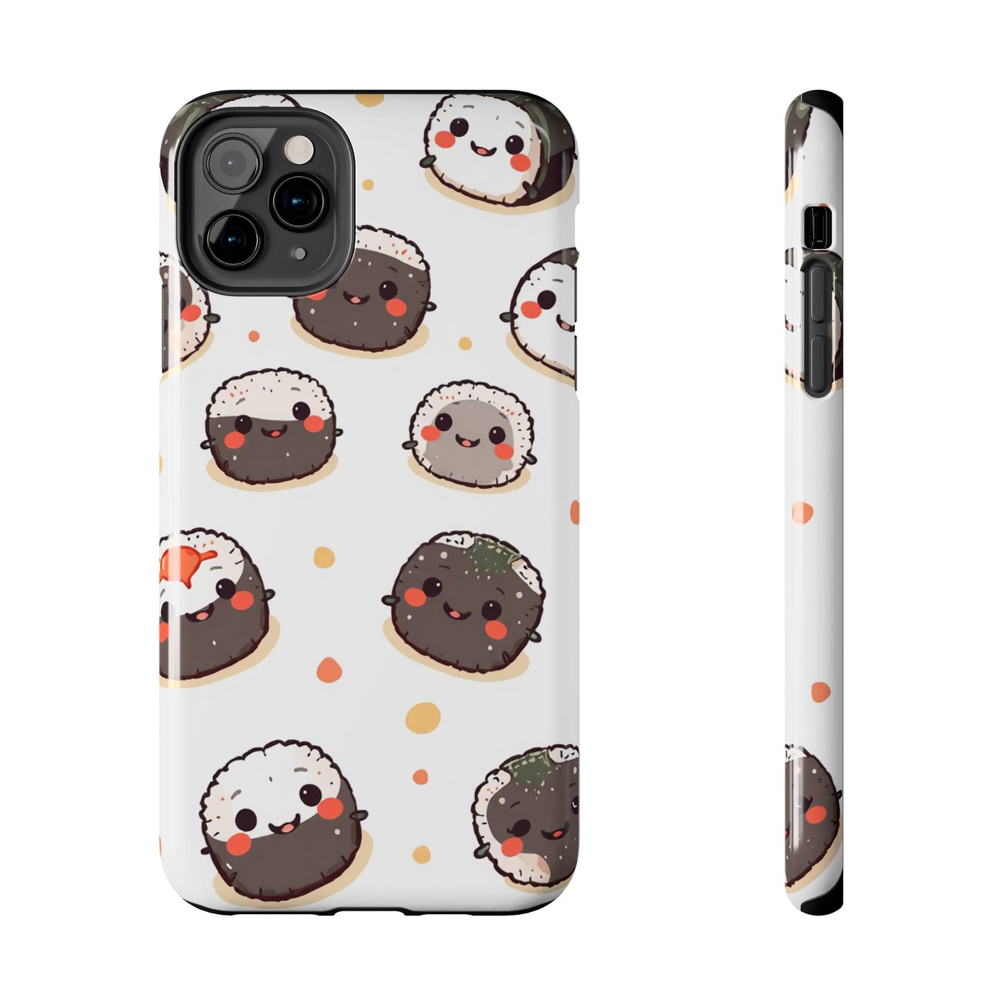 Cute Sushi Tough Phone Case - Kawaii Design for Food Lovers
