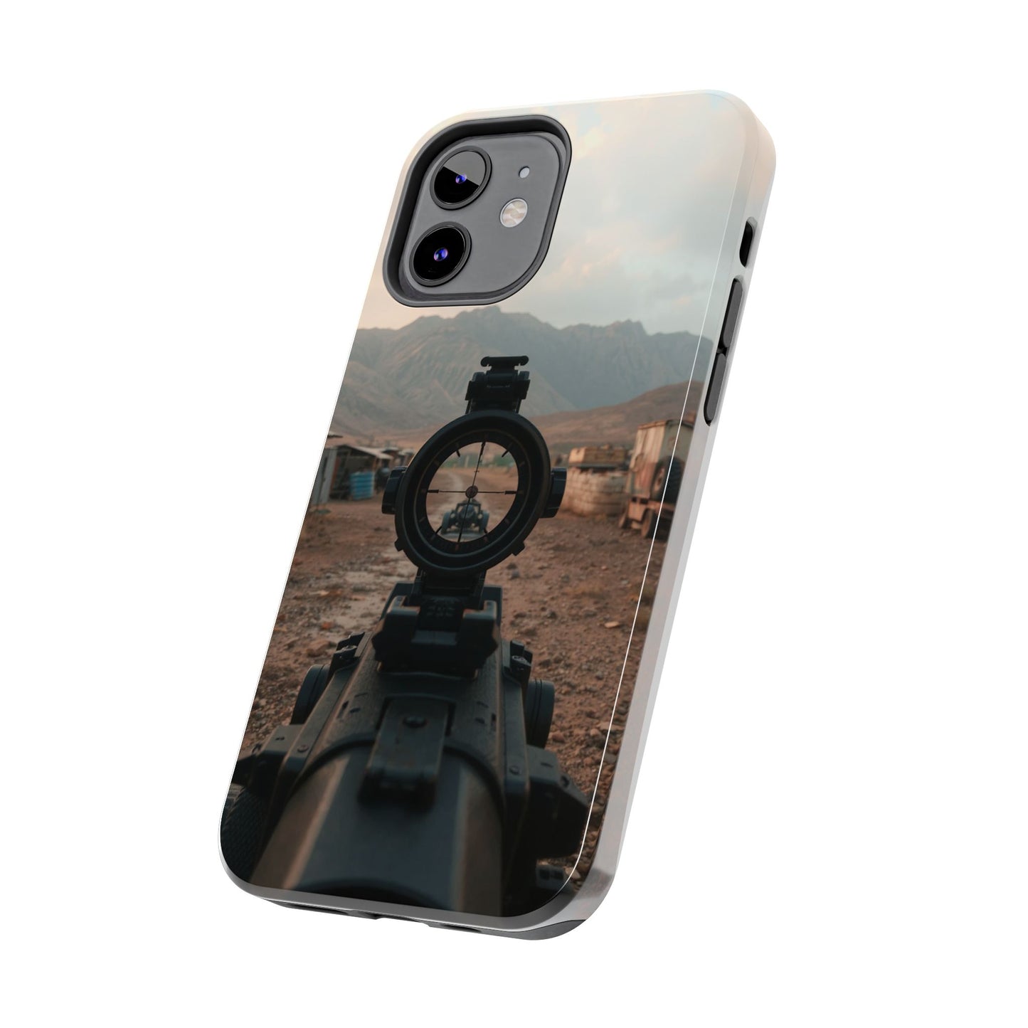 Tough Phone Case - Military Inspired Design with Sniper Scope