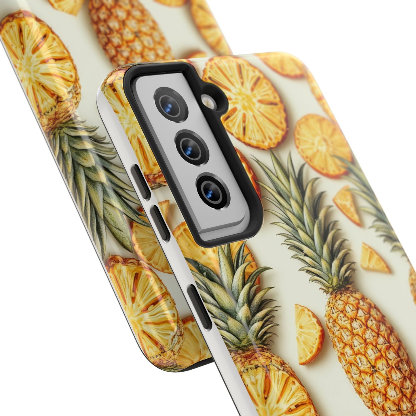 Tropical Pineapple Phone Case - Tough Phone Protector for Summer Vibes
