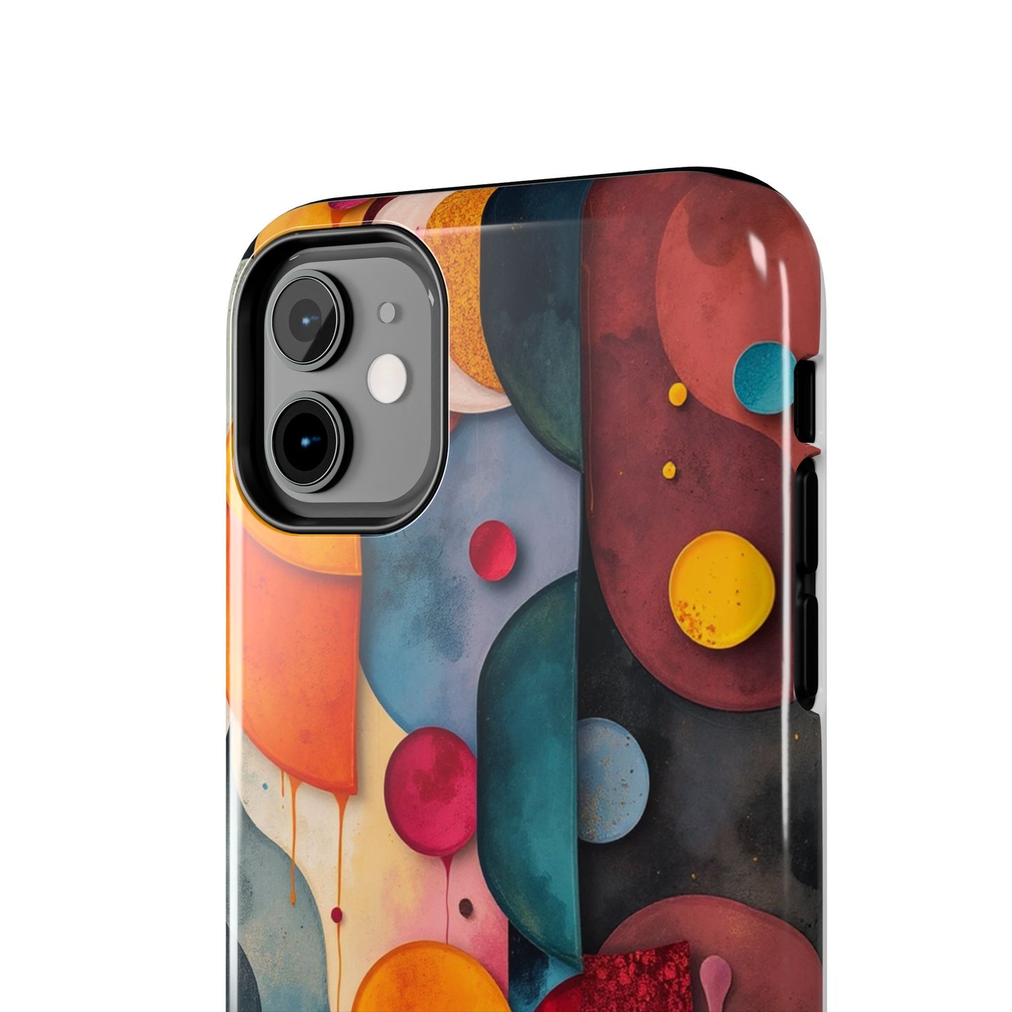 Artistic Tough Phone Cases - Colorful Abstract Design for Trendy Protection - for iPhone
