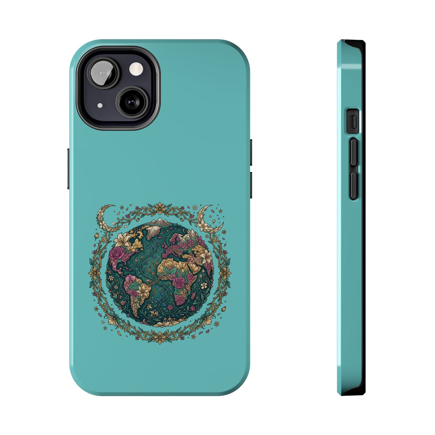 Mystical Floral Planet Phone Case — Tough Protective Phone Case