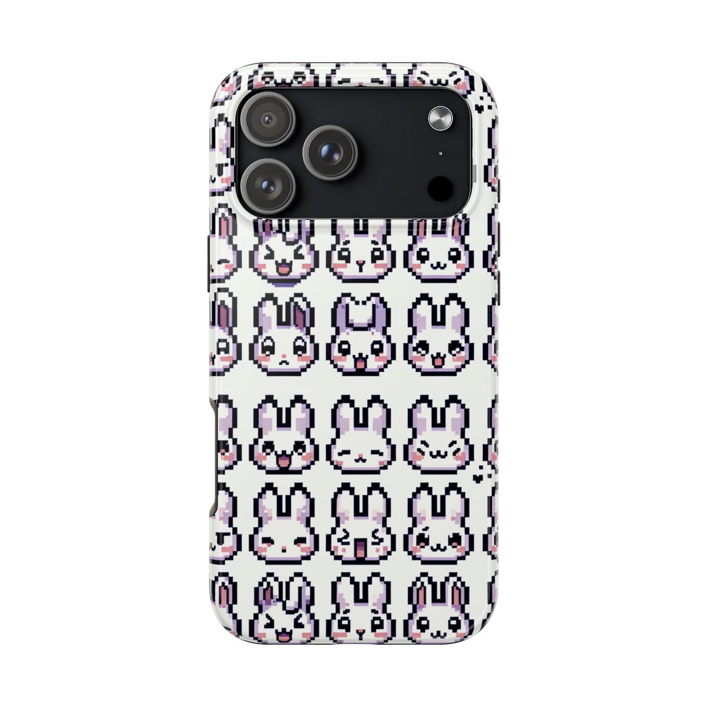 Cute Pixel Bunny Tough Phone Case - Stylish & Protective Cover for iPhone