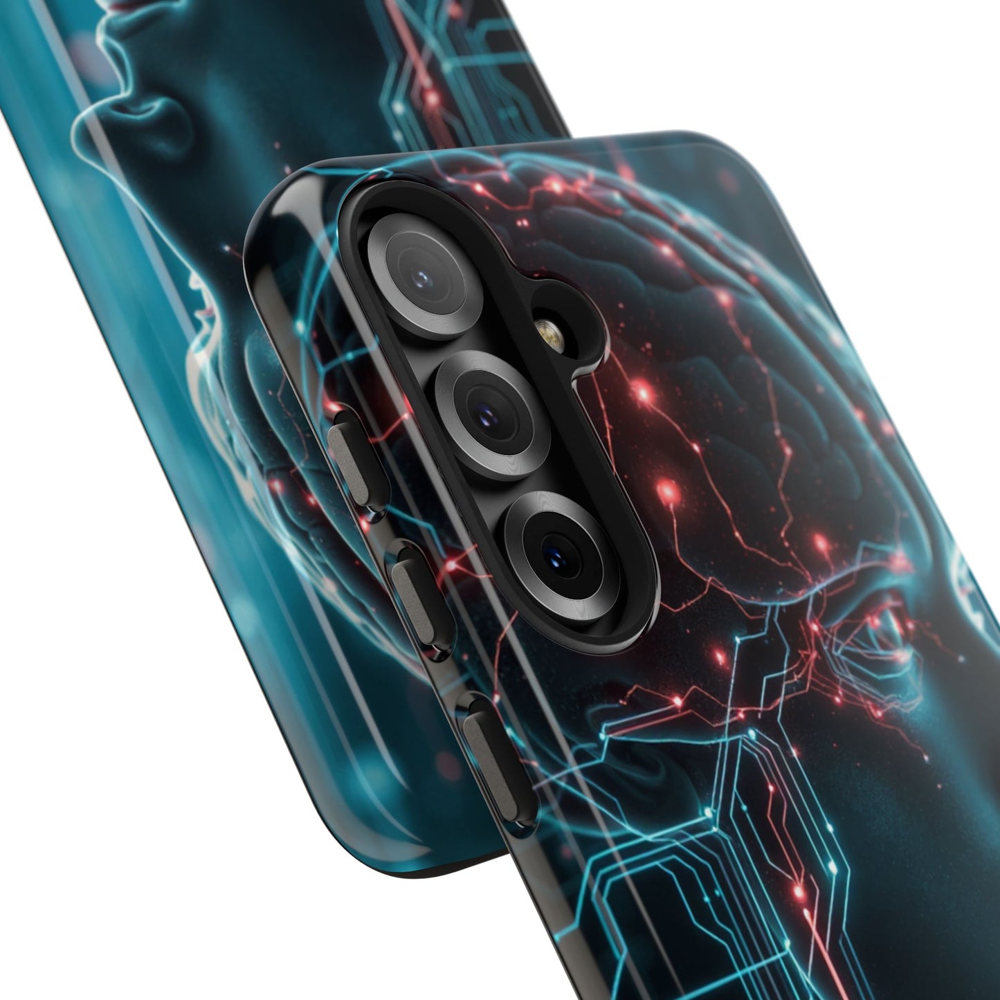 Futuristic Brain Design Tough Phone Case