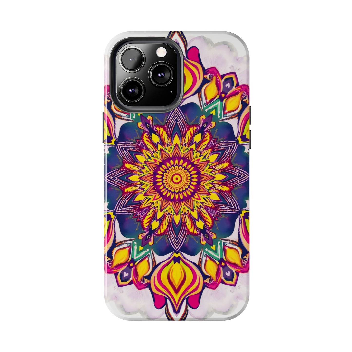 Vibrant Mandala Tough Phone Case - Boho Style Protection - for iPhone