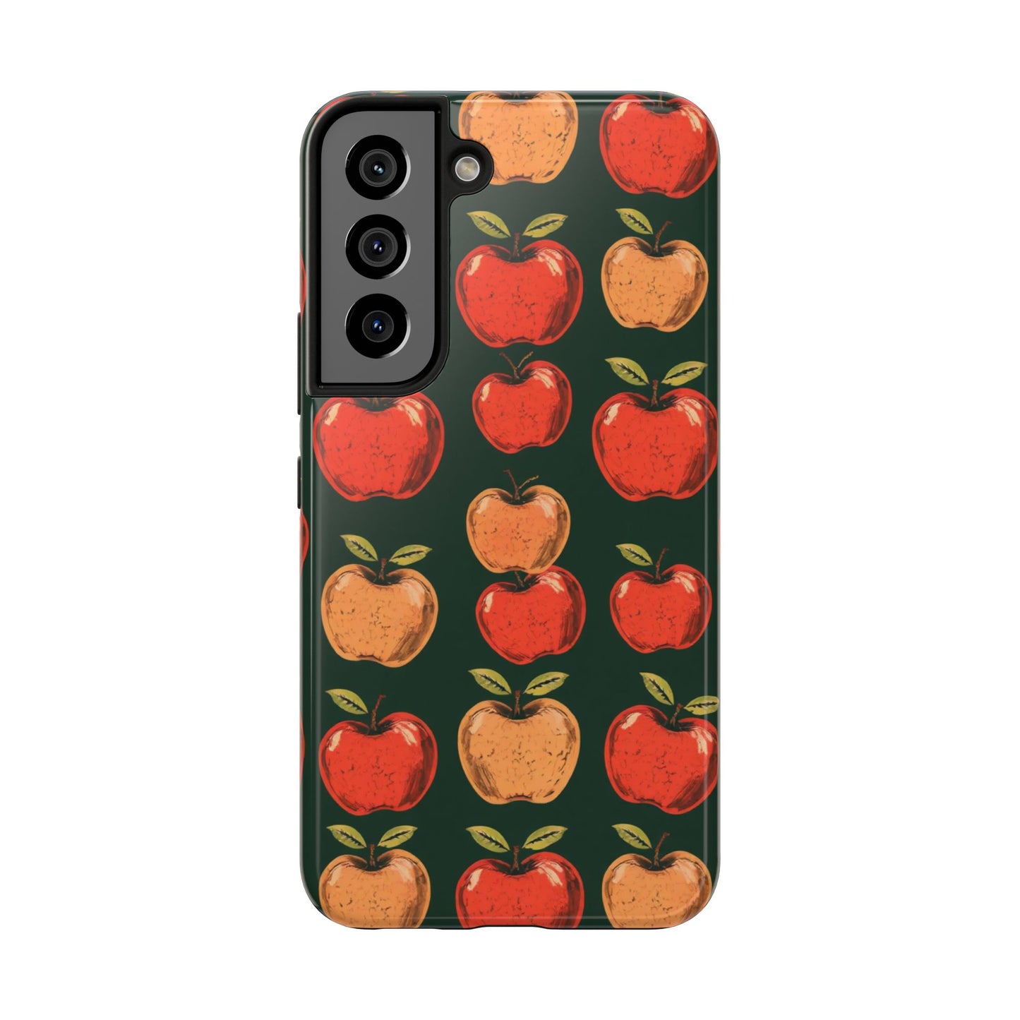 Apple Retro Pattern Tough Phone Case - Durable, Stylish, and Protective for Everyday Use - for iPhone