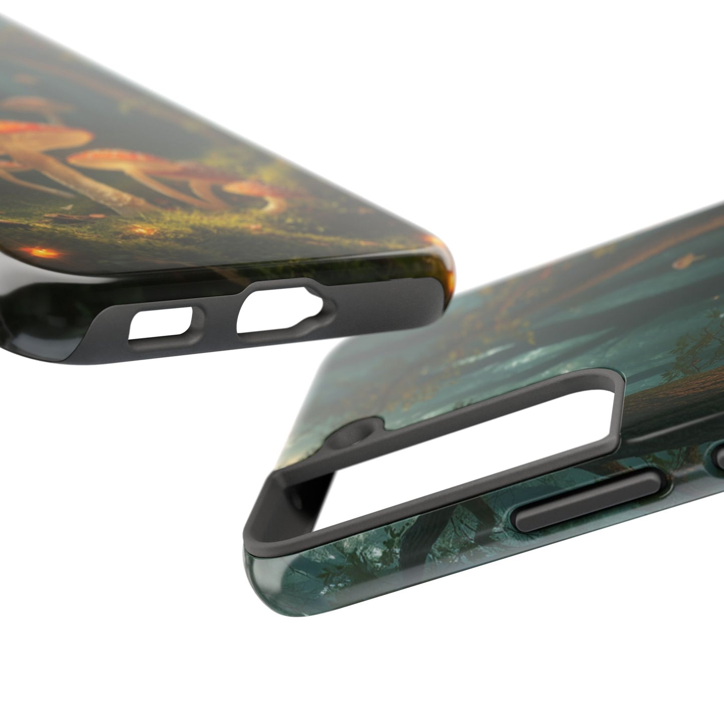 Whimsical Mushroom Tough Phone Case - Forest Fantasy Design