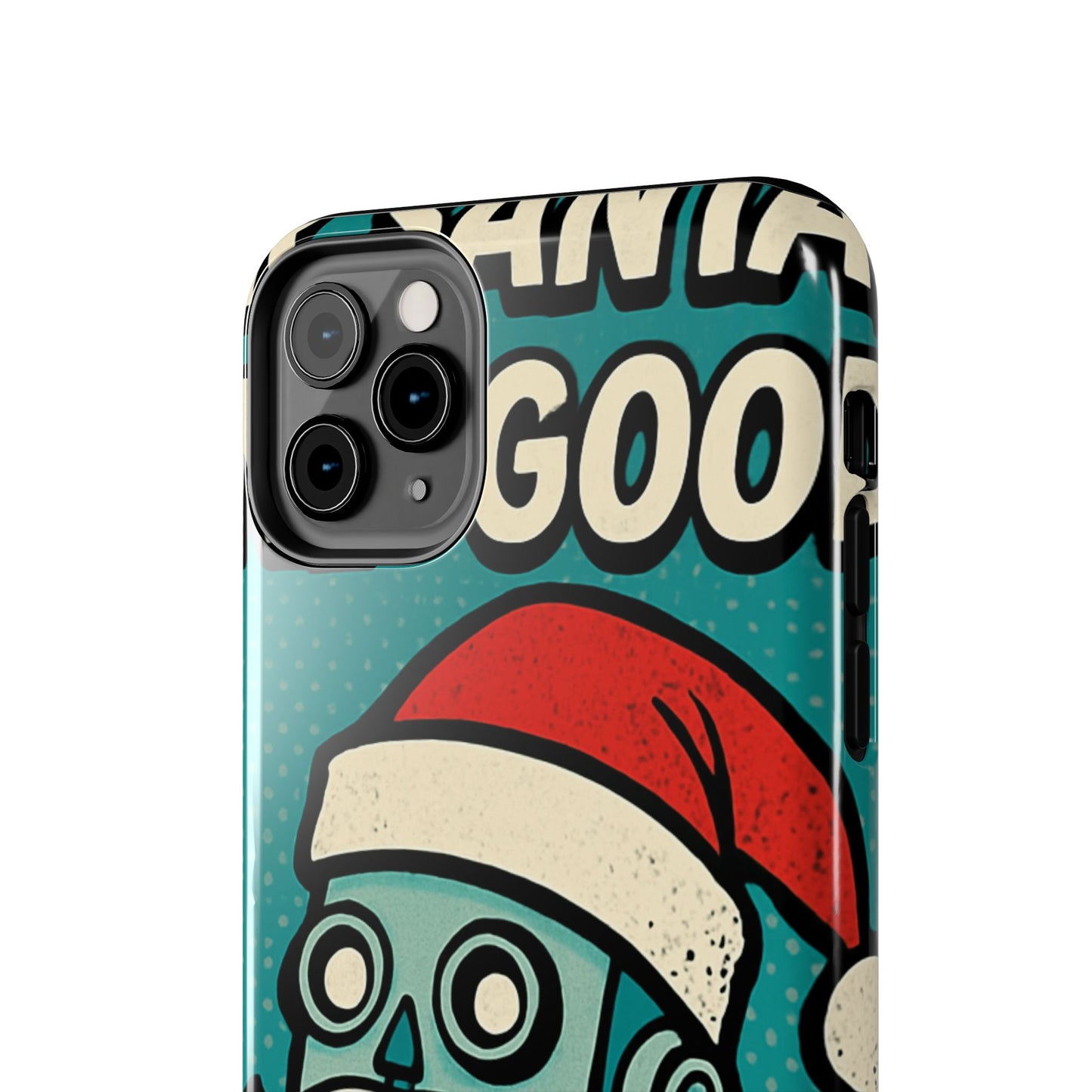 Santa Robot Phone Case - Durable Tough Design for Holidays