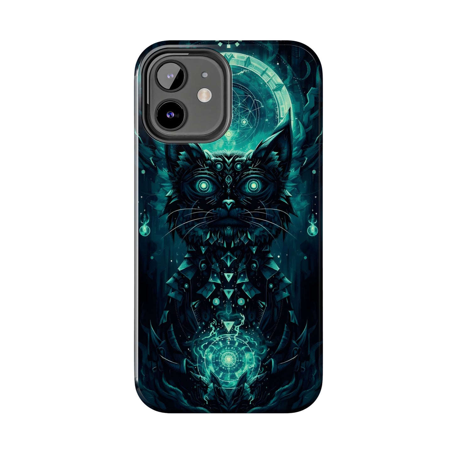 Mystical Dark Cat Phone Case - Tough Protective Cover for Cat Lovers - for iPhone