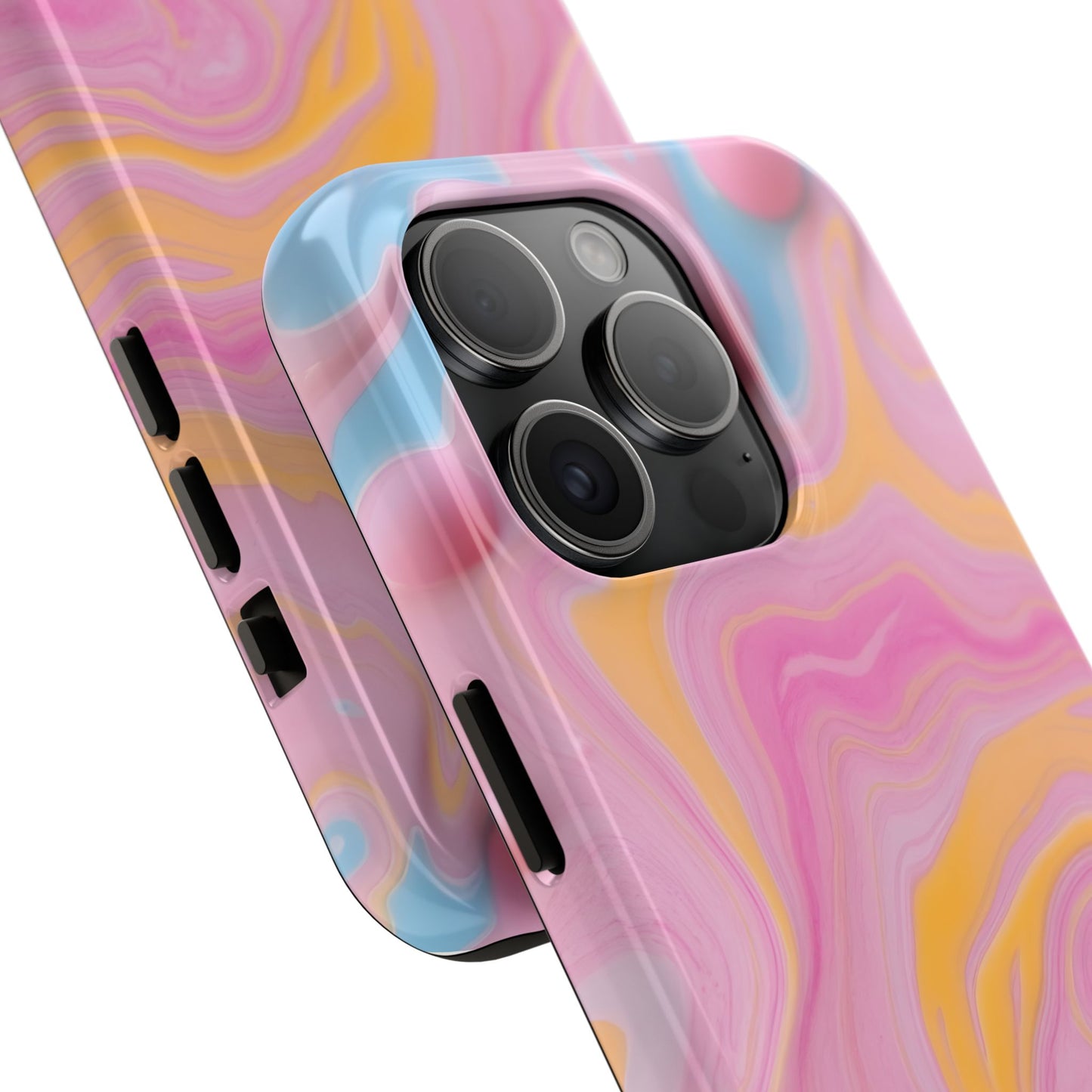 Liquid Candy Abstract Tough Phone Case - Durable Protection with Artistic Design - for iPhone