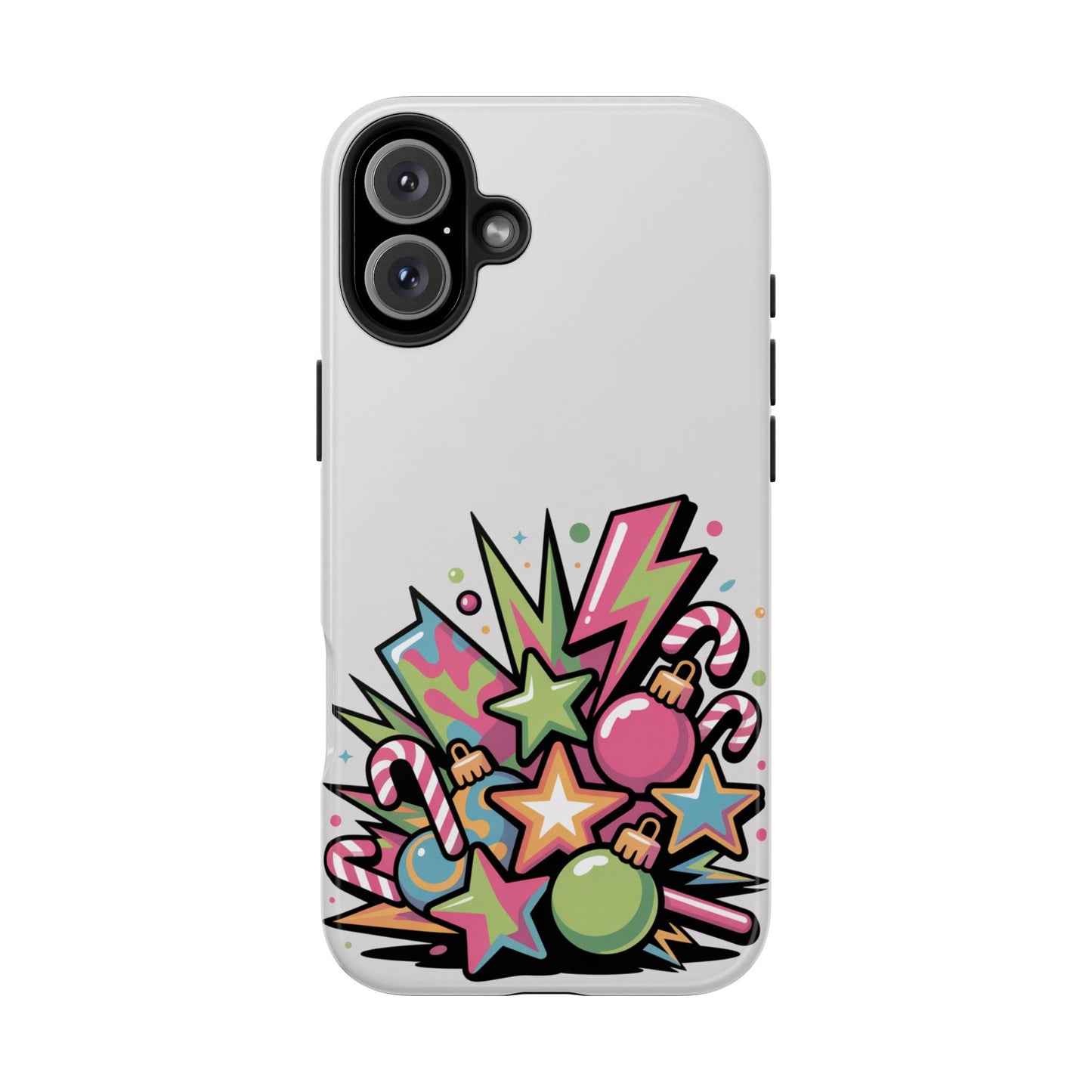 Colorful Explosion Retro Christmas Tough Phone Case