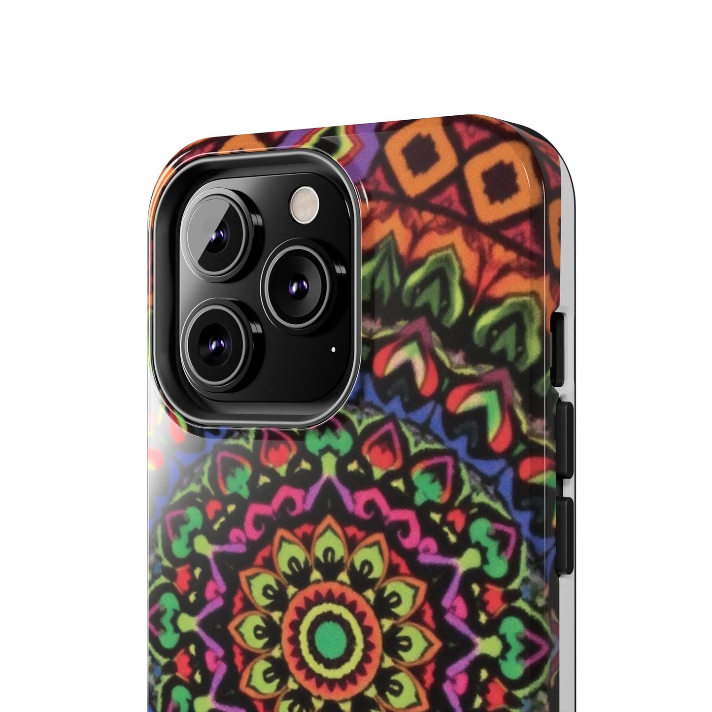 Colorful Mandala Tough Phone Case - Vibrant Designs for Trendy Protection - for iPhone