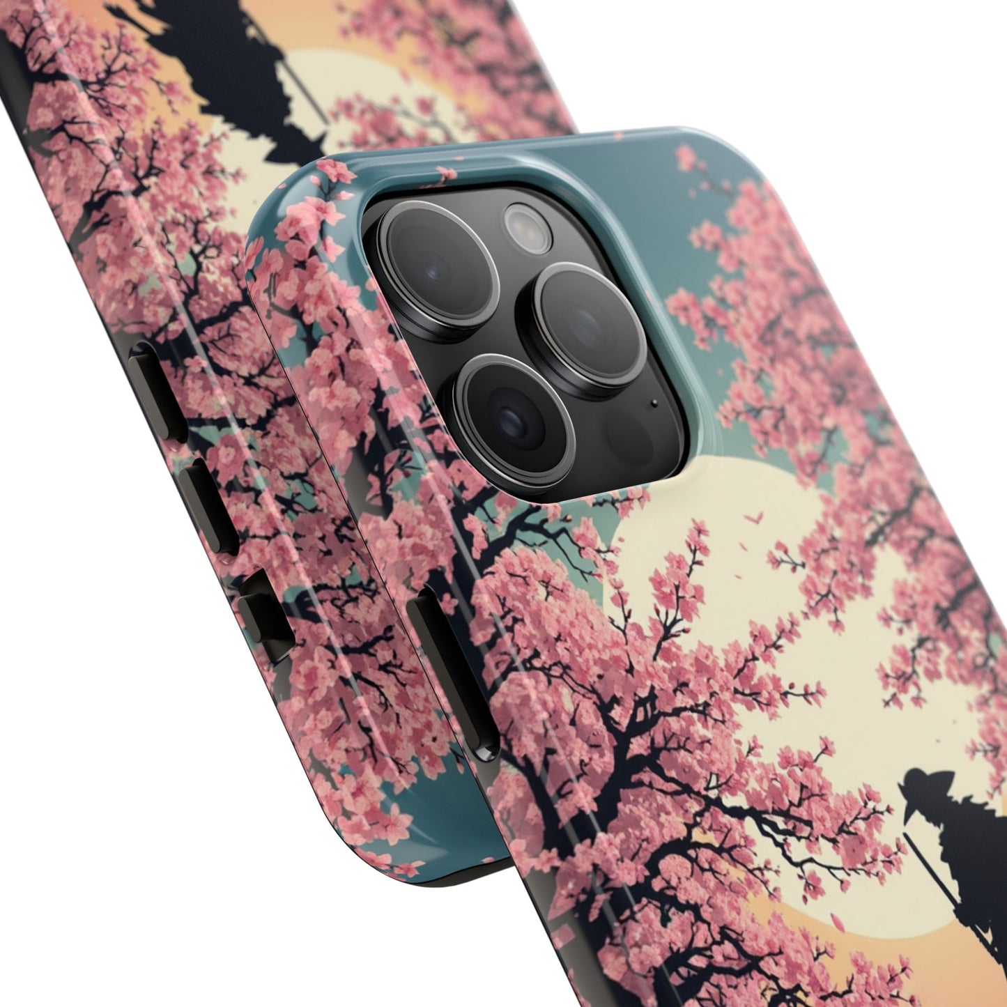 Cherry Blossom Samurai Tough Phone Case