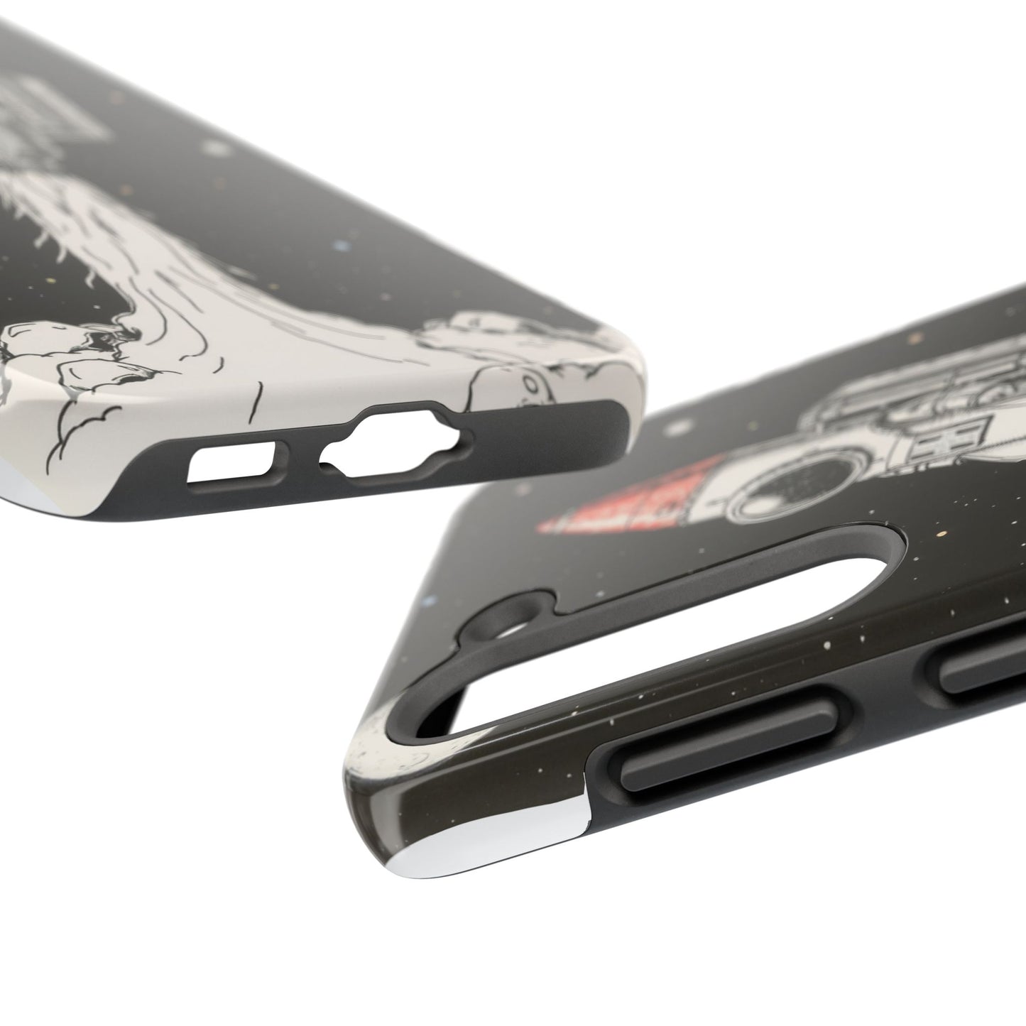 Cool Tough Phone Case for iPhone - Astro-Rocket Bond