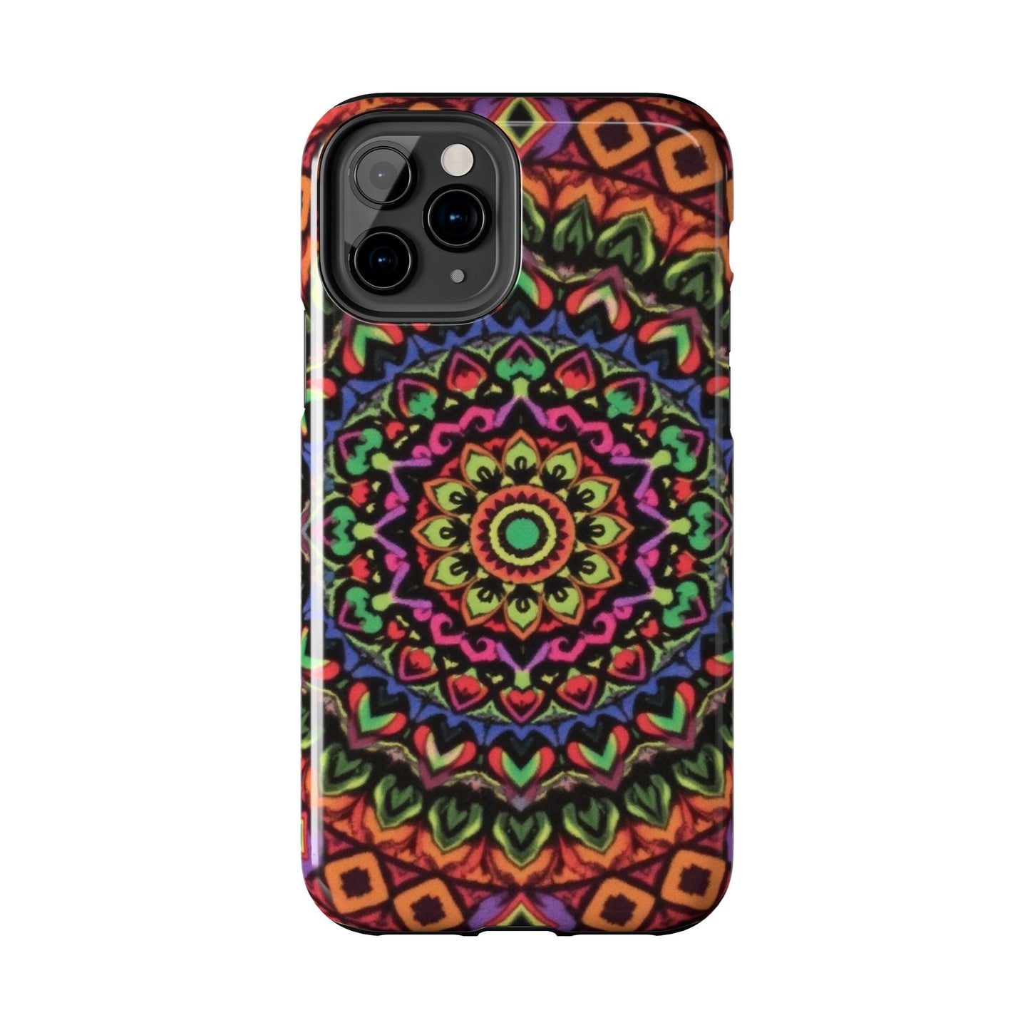 Colorful Mandala Tough Phone Case - Vibrant Designs for Trendy Protection - for iPhone