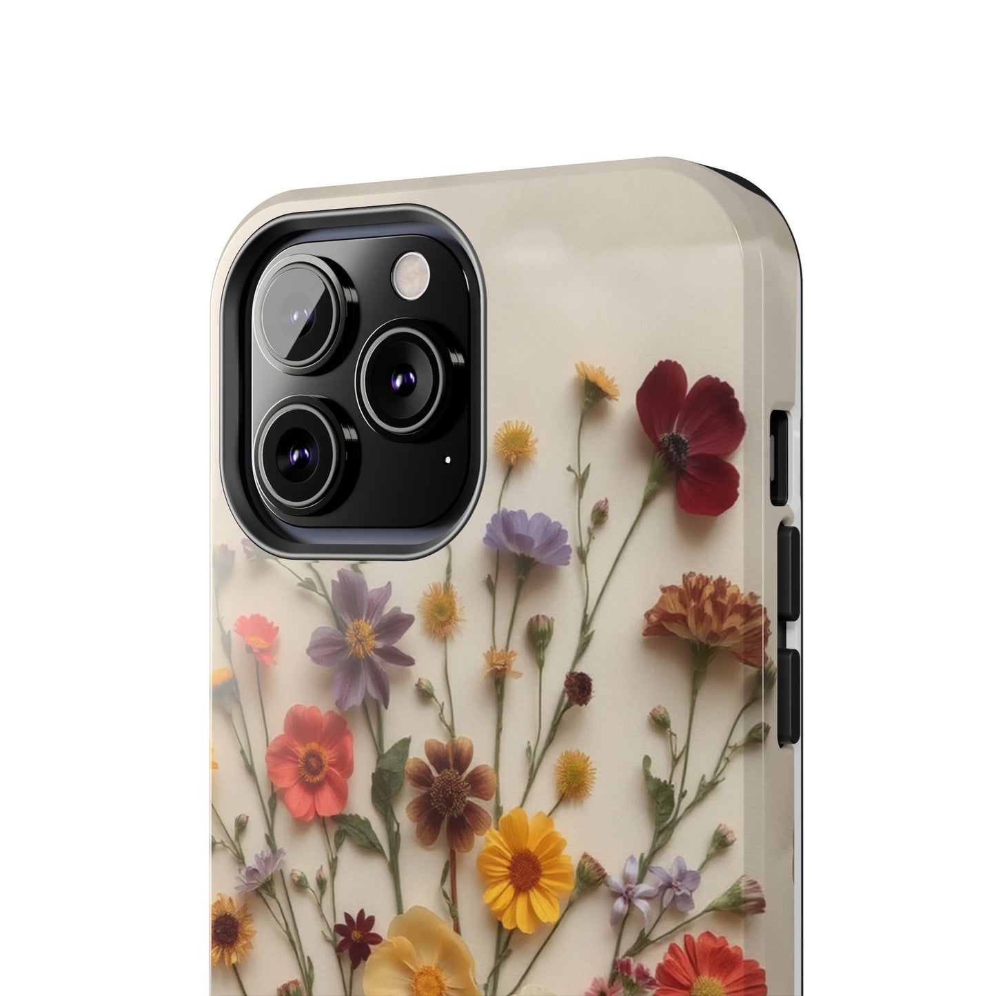 Floral Tough Phone Case - Durable Protection with Nature-Inspired Design
