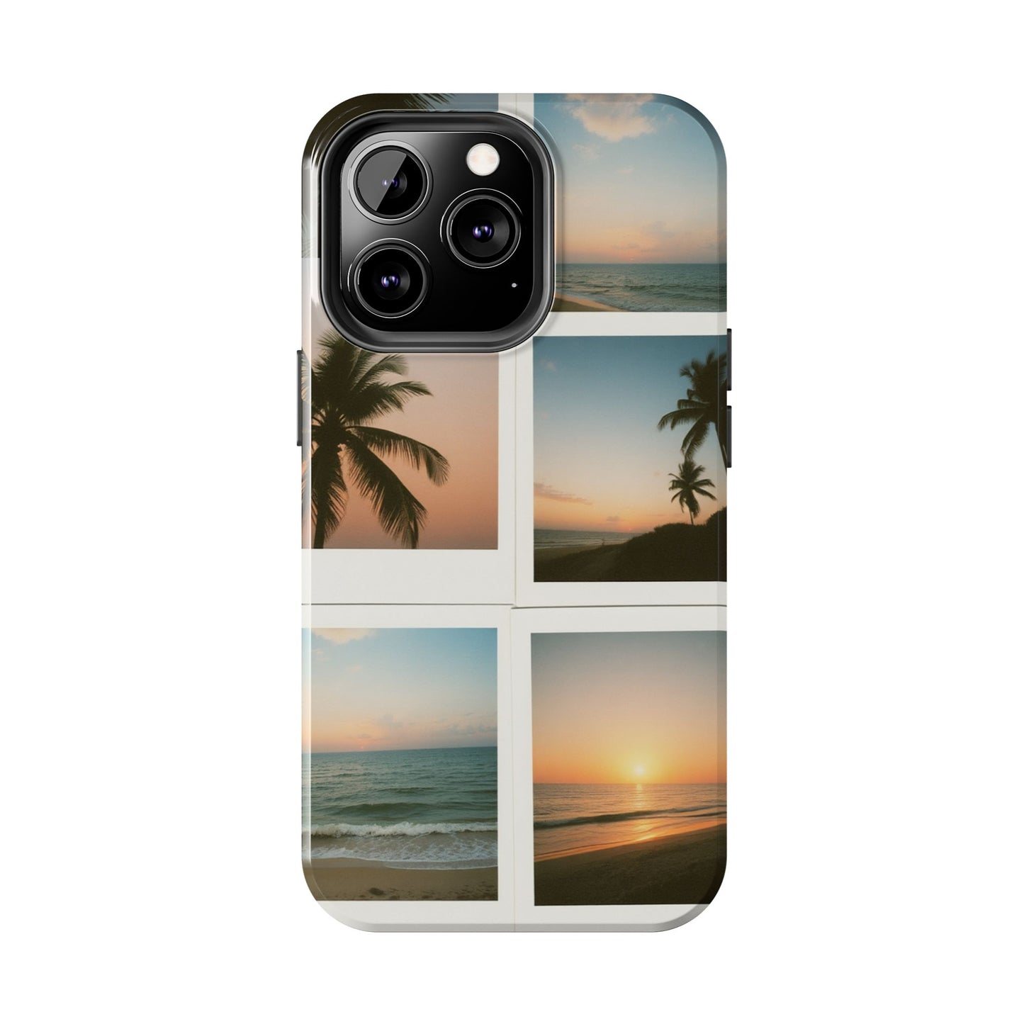 Tropical Sunset Tough Phone Case - Beach Vibes for Summer Adventures