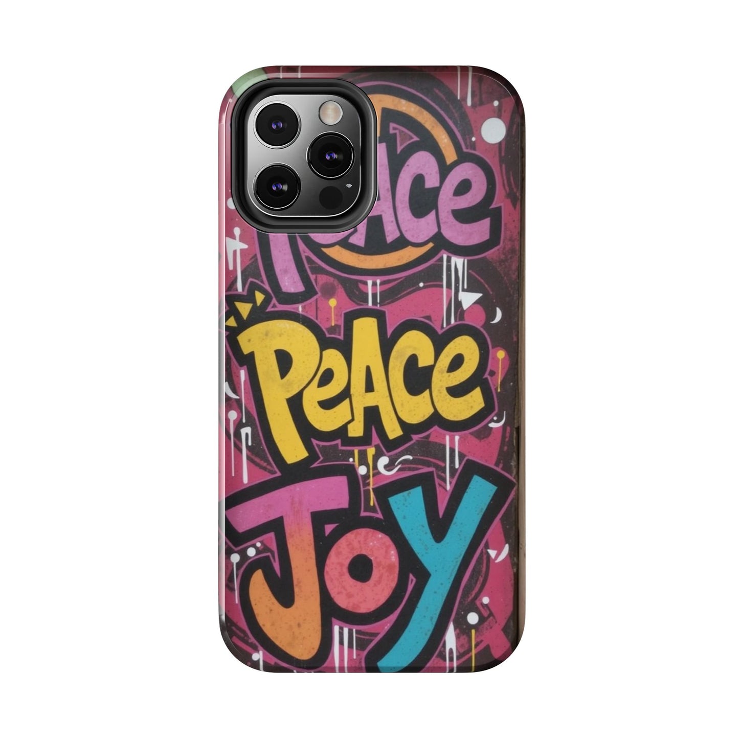 Colorful Peace Joy Tough Phone Case