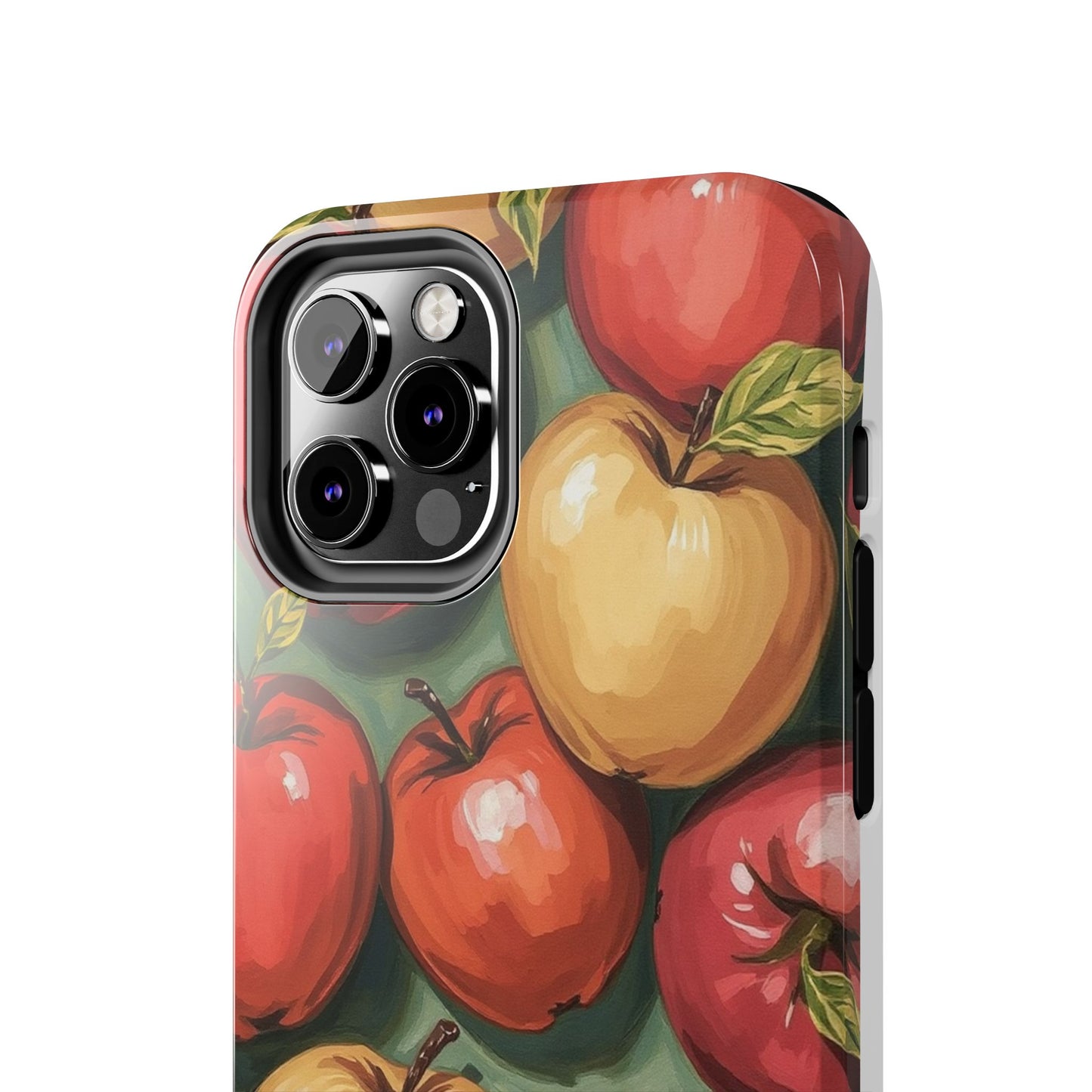 Colorful Painted Apples Art Tough Phone Case - Durable & Stylish Protection - for iPhone