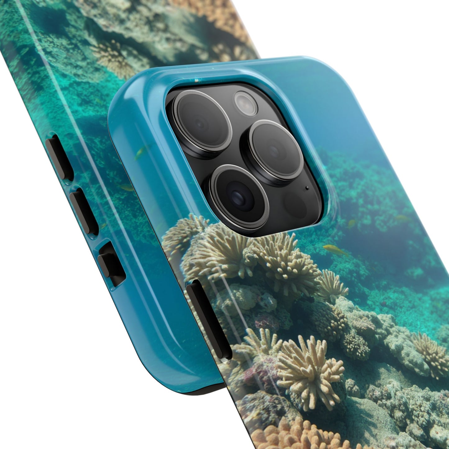 Coral Reef Tough Phone Case - Ocean Vibes Protection for Adventure Lovers