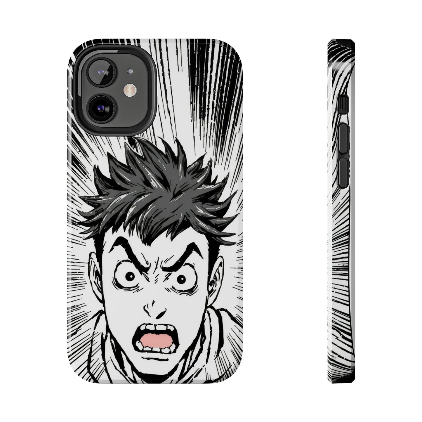 Intense Graphic Phone Case - Tough Design for Anime Fans