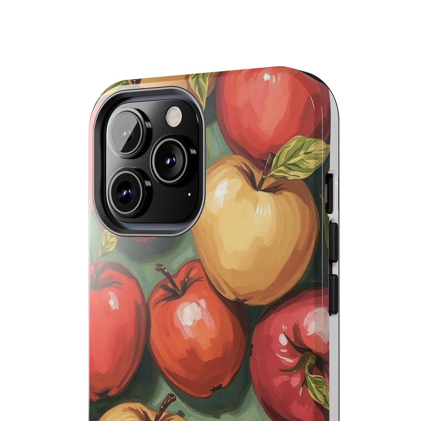Colorful Painted Apples Art Tough Phone Case - Durable & Stylish Protection - for iPhone