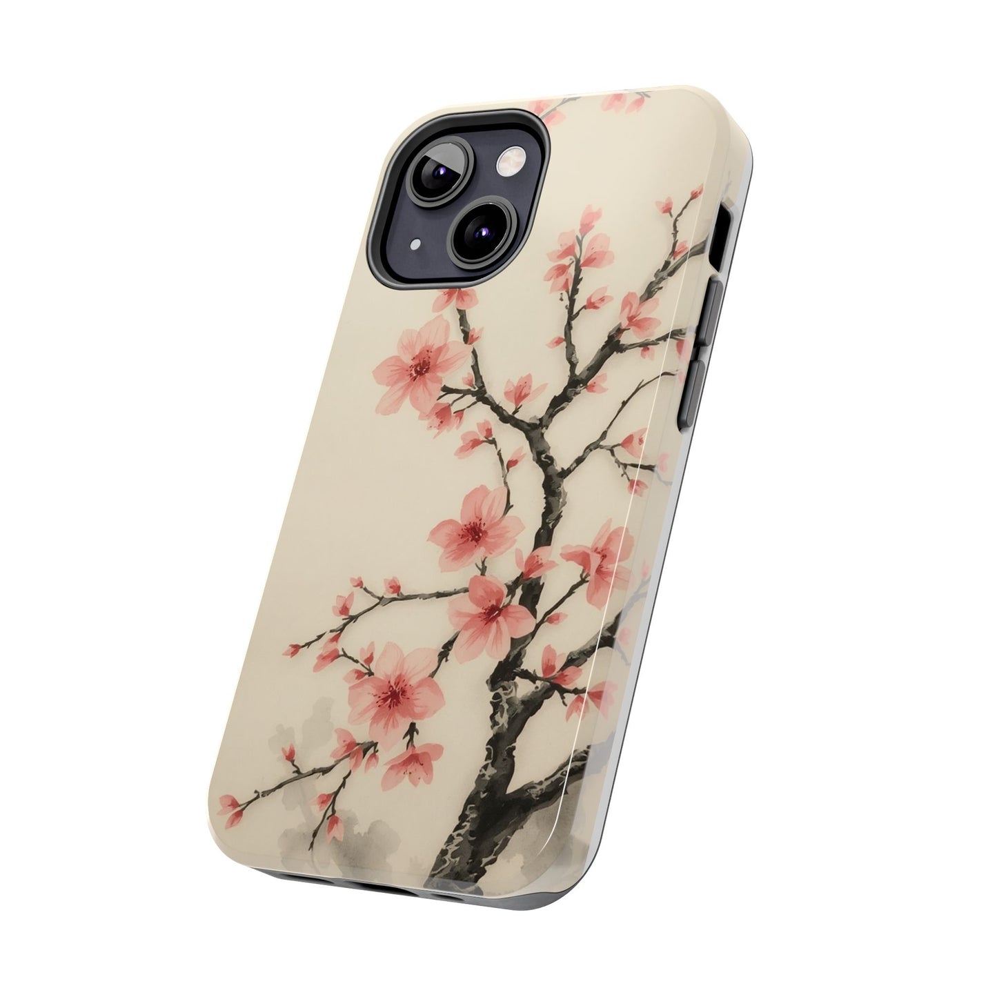 Cherry Blossom Tough Phone Case - Stylish Protection for Nature Lovers
