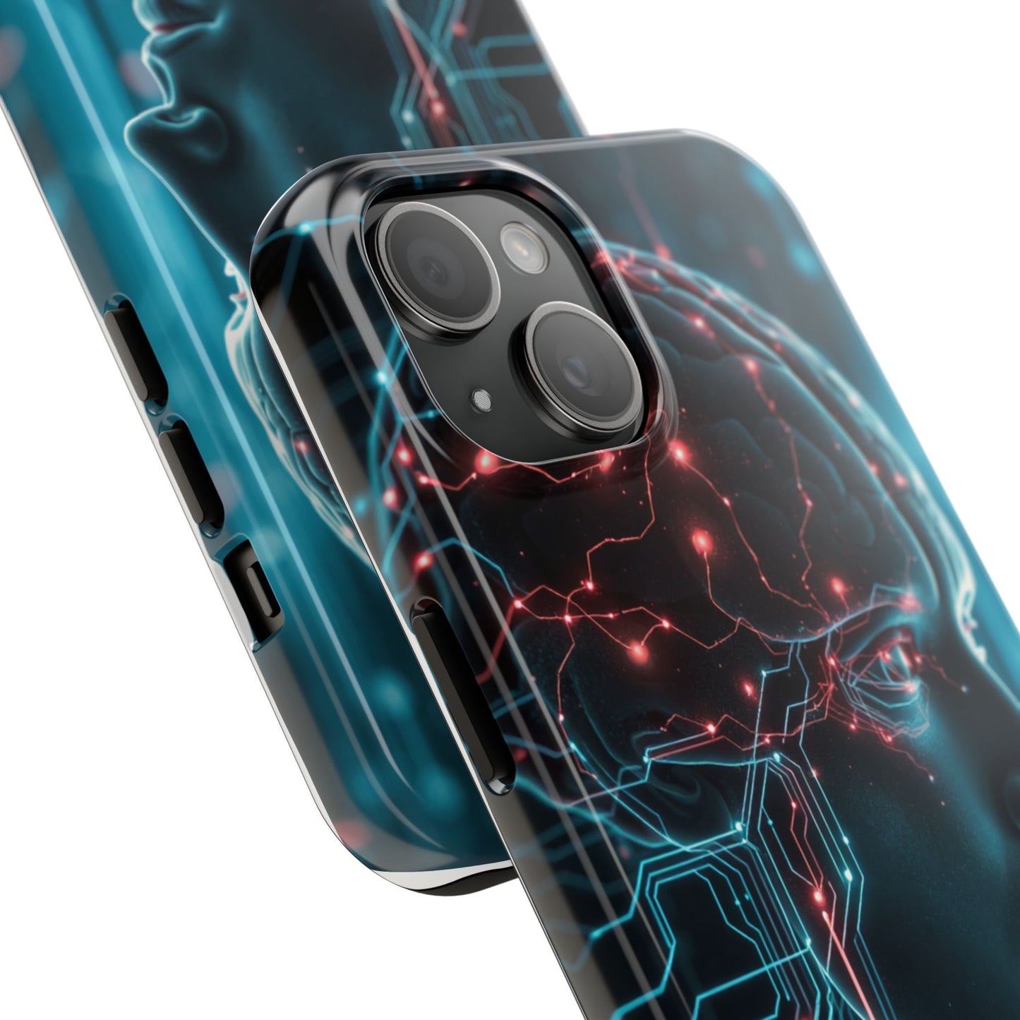 Futuristic Brain Design Tough Phone Case