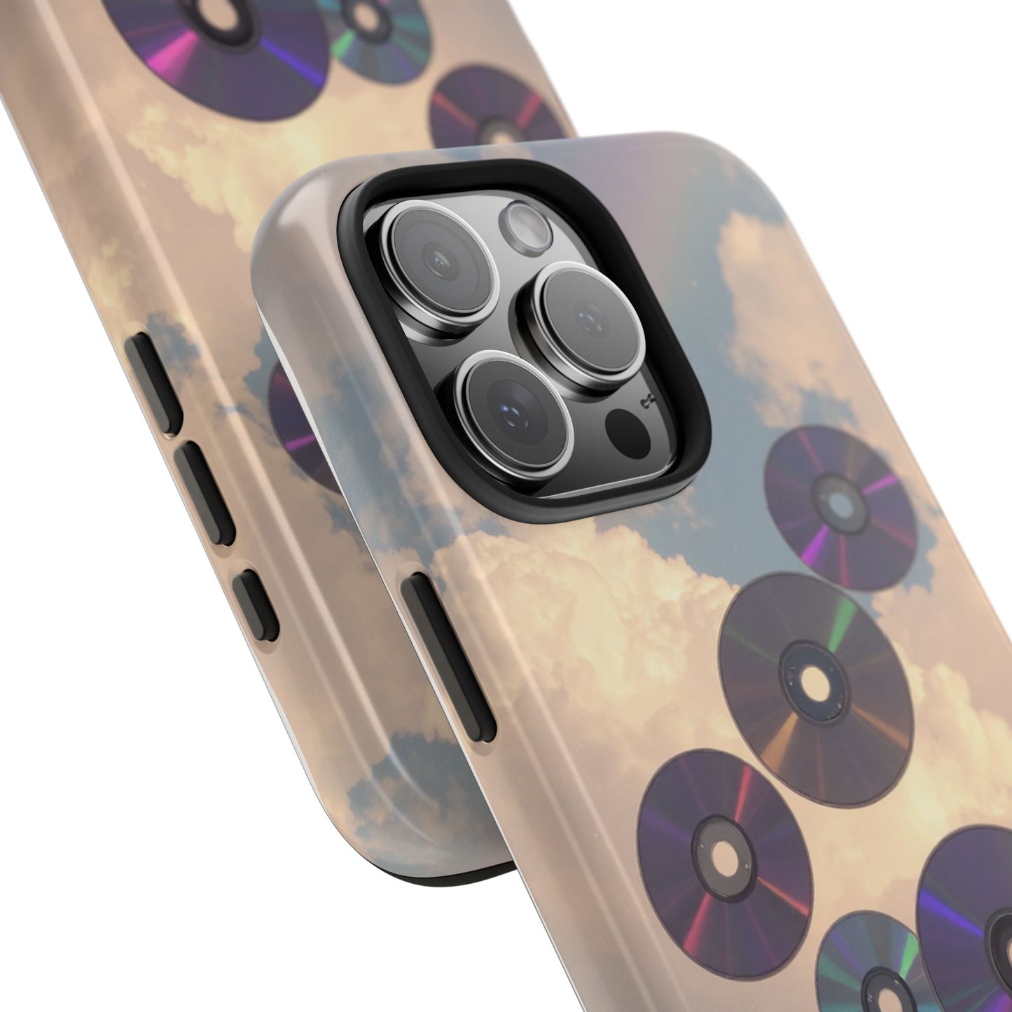 Vibrant Cloud CD Tough Phone Case - Durable and Stylish