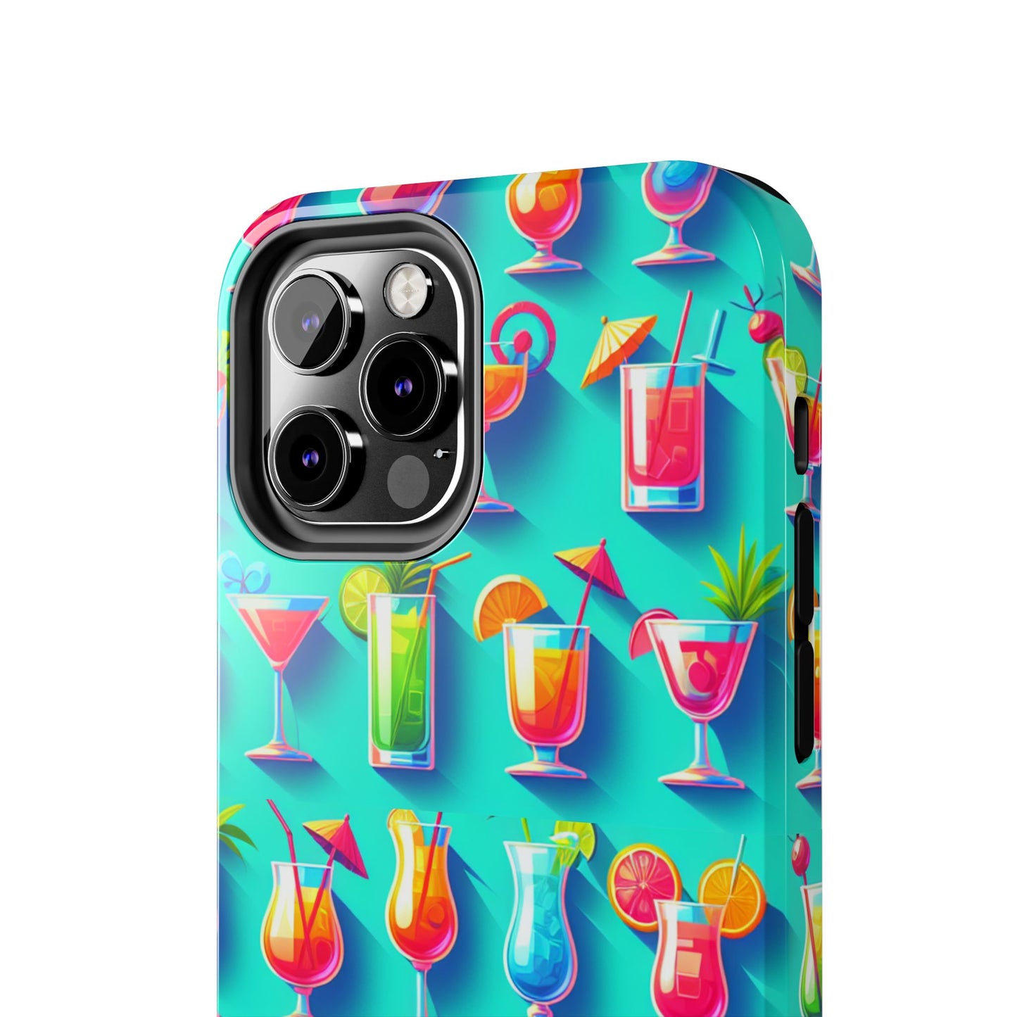 Cocktail Party Phone Case - Fun & Colorful Design for Summer Vibes - for iPhone