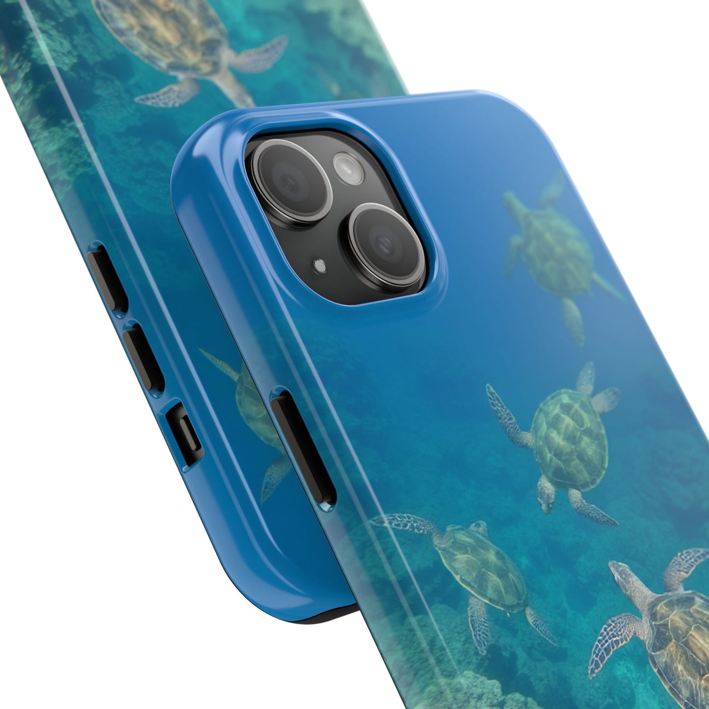 Ocean Turtle Tough Phone Cases - Durable Protection with Marine Art