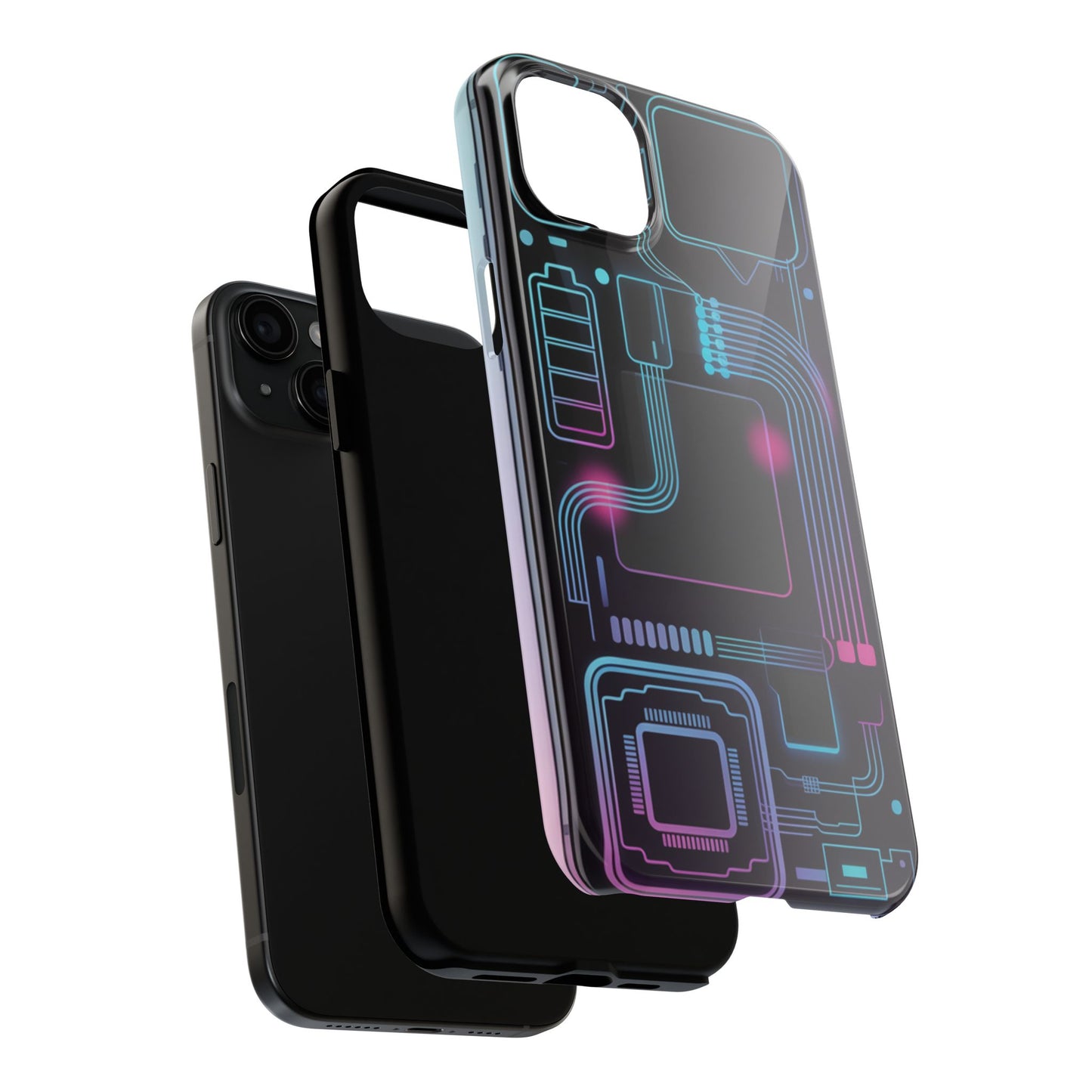 Cyberpunk Circuits Tough Phone Case
