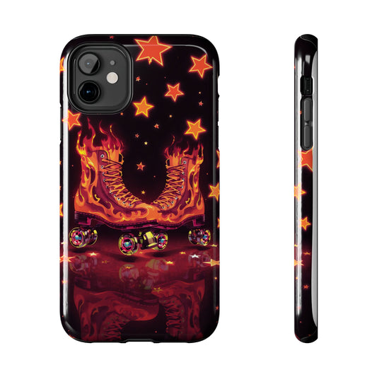 Retro Roller Skates Tough Phone Case - Stylish & Durable