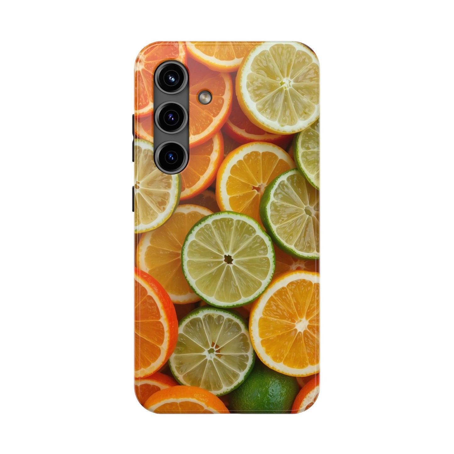 Citrus Slice Tough Phone Case – Vibrant Fruit Design for Summer Fun