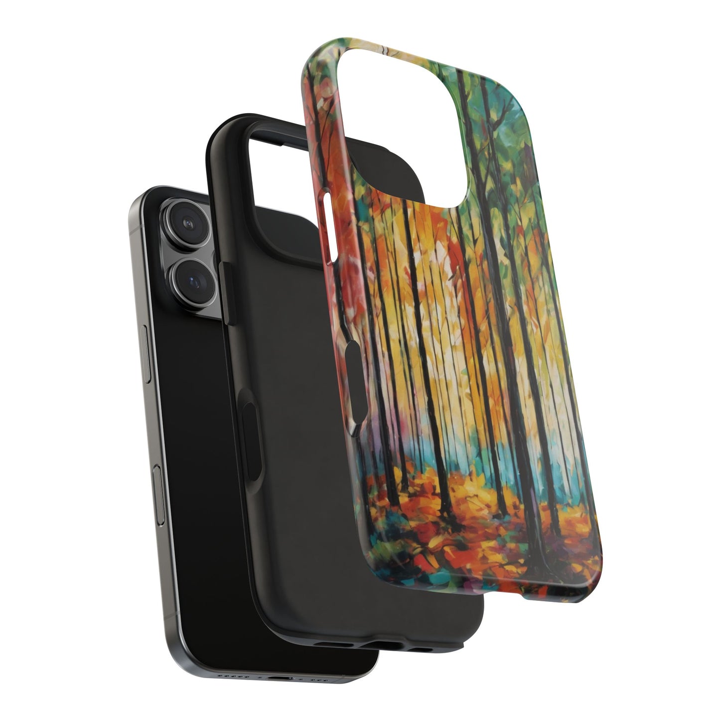 Autumn Forest Tough Phone Case - Colorful Nature Design - for iPhone