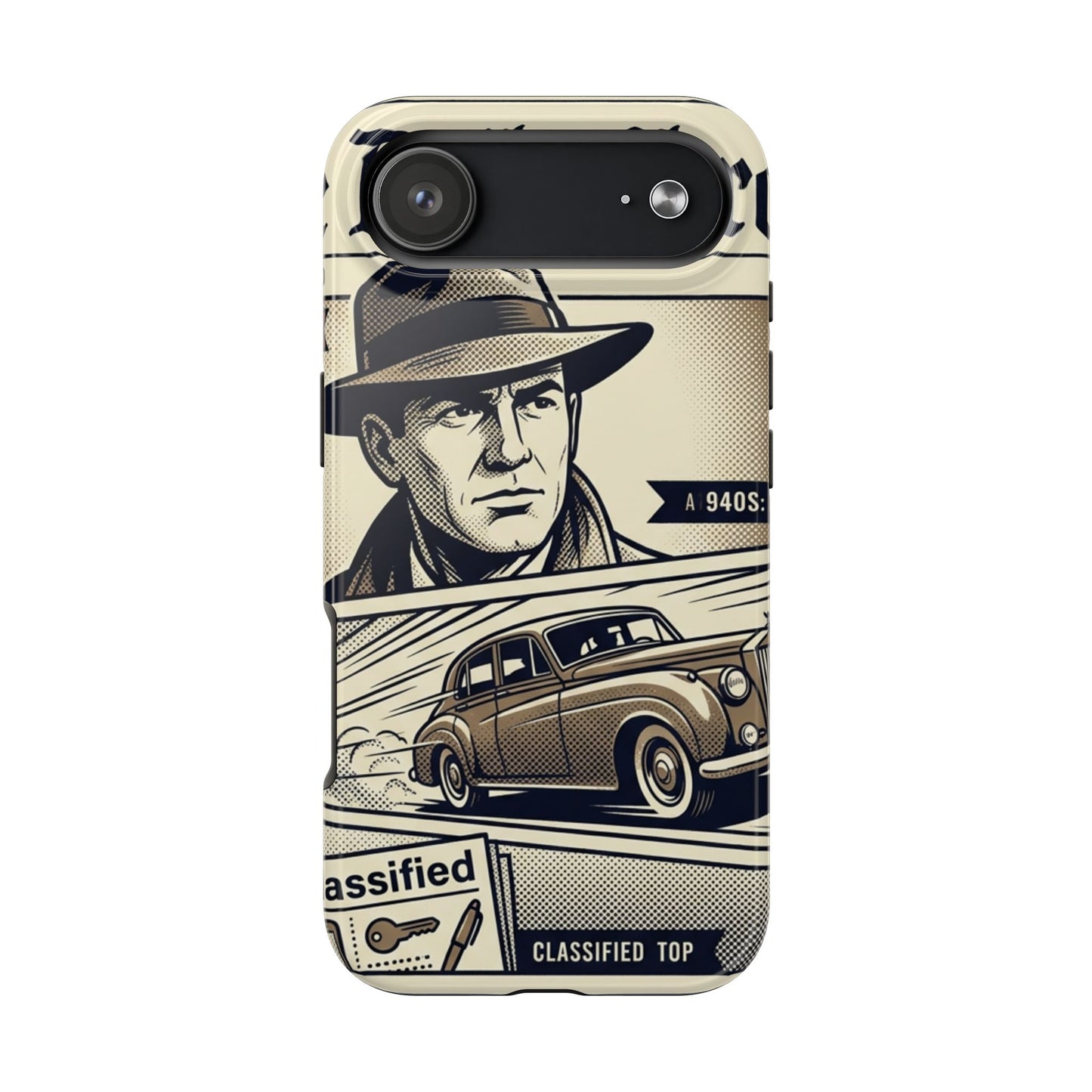 Old Newspaper Tough Phone Case