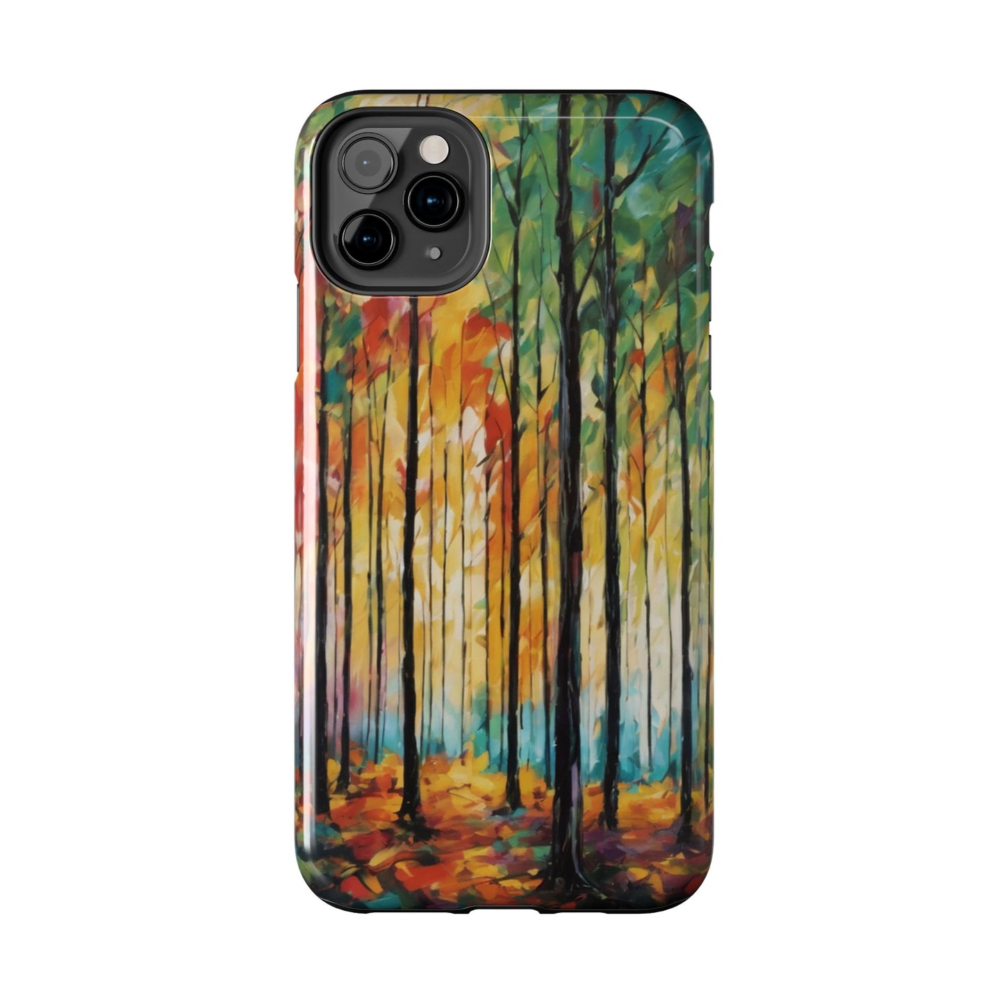 Autumn Forest Tough Phone Case - Colorful Nature Design - for iPhone