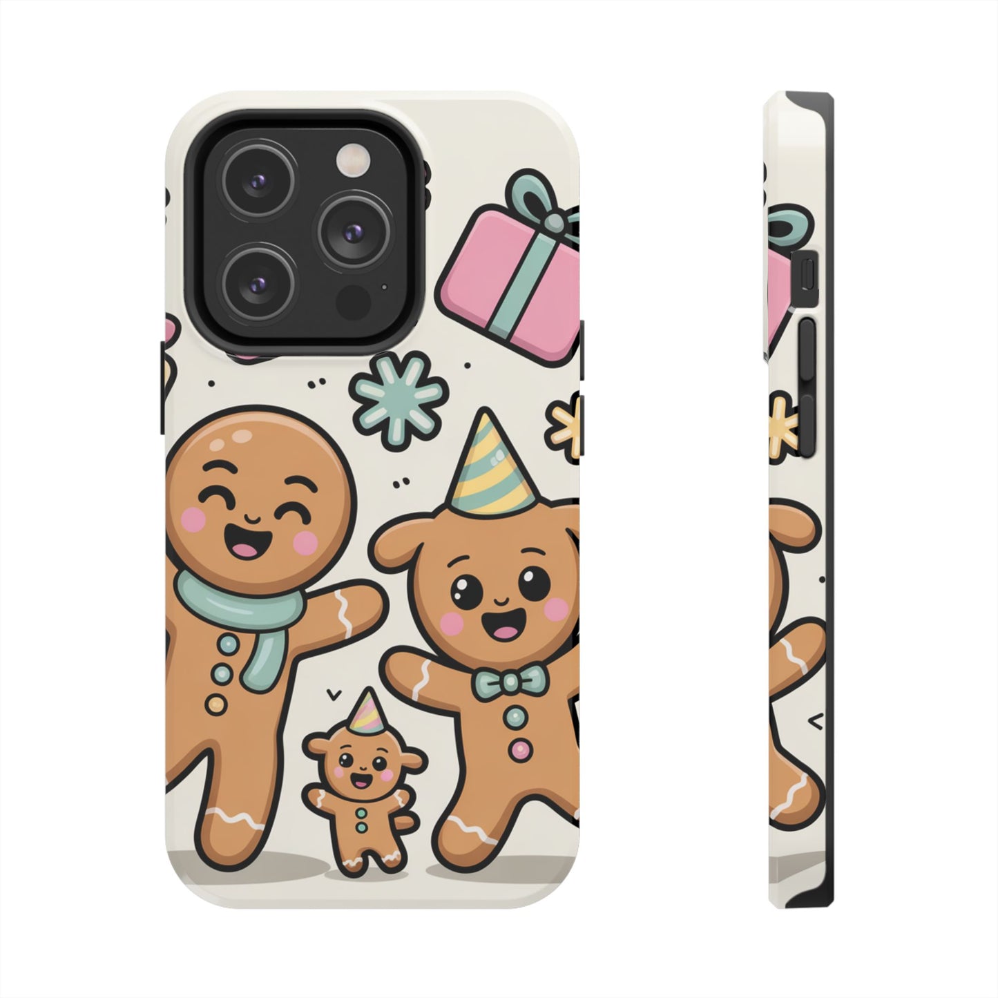 Gingerbread Family Dancing Holiday Phone Case