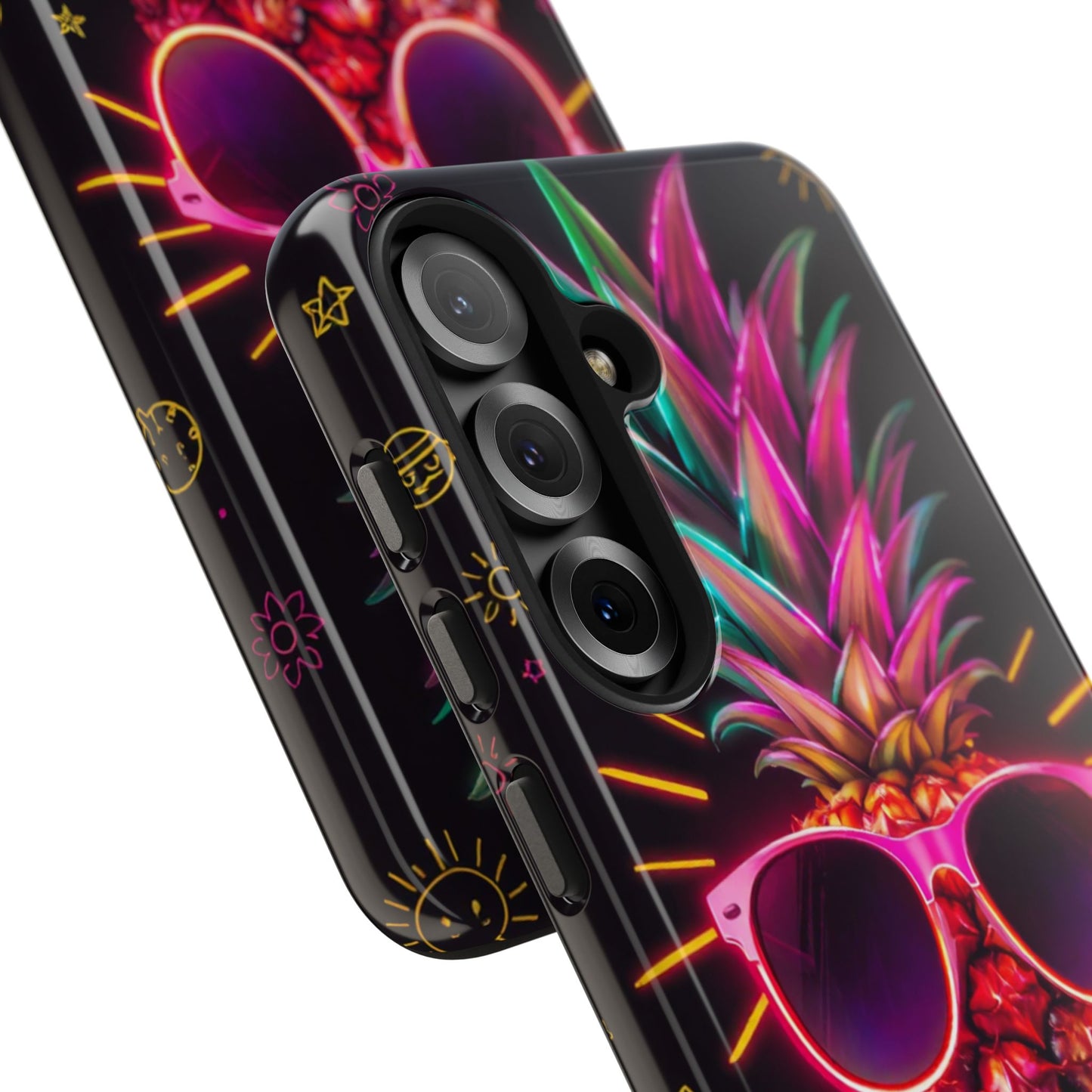 Tough Pineapple Phone Case - Cool, Vibrant Design Perfect for Summer Vibes