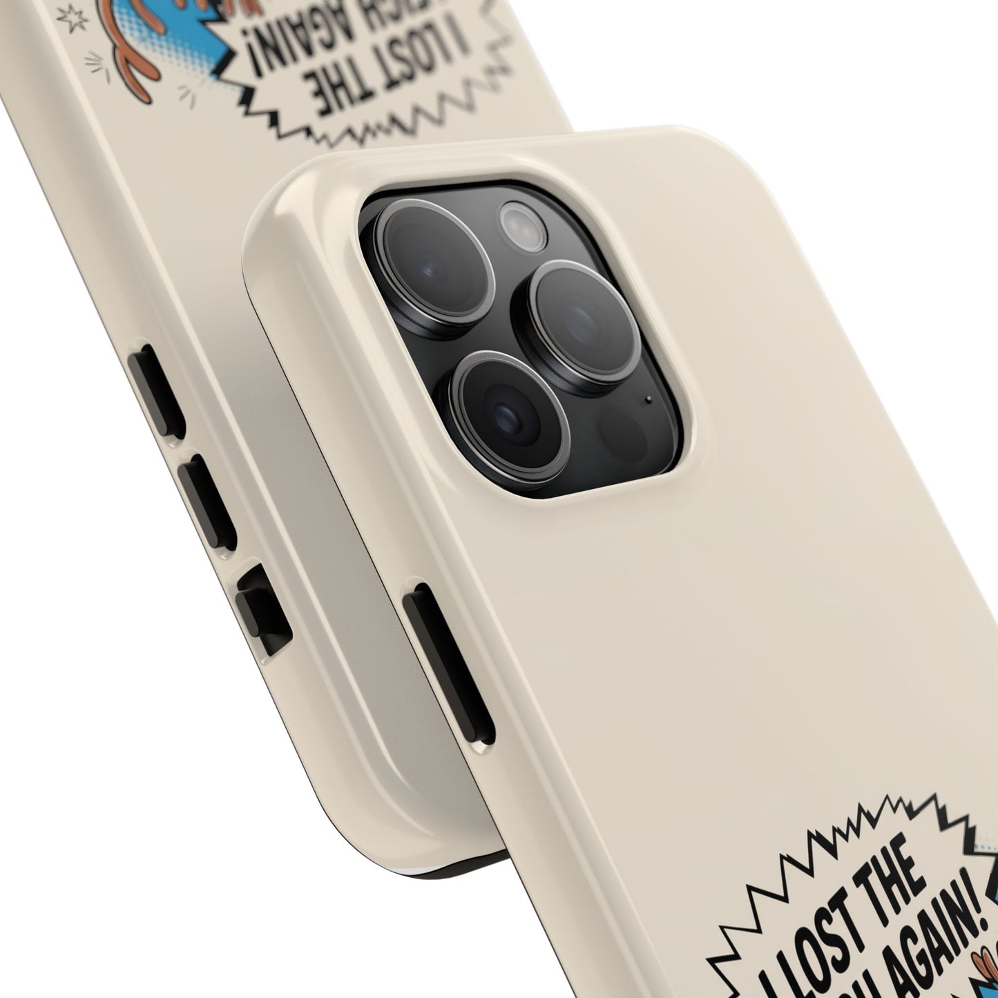 Festive Phone Case: "I Lost the Sleigh Again!" for iPhone