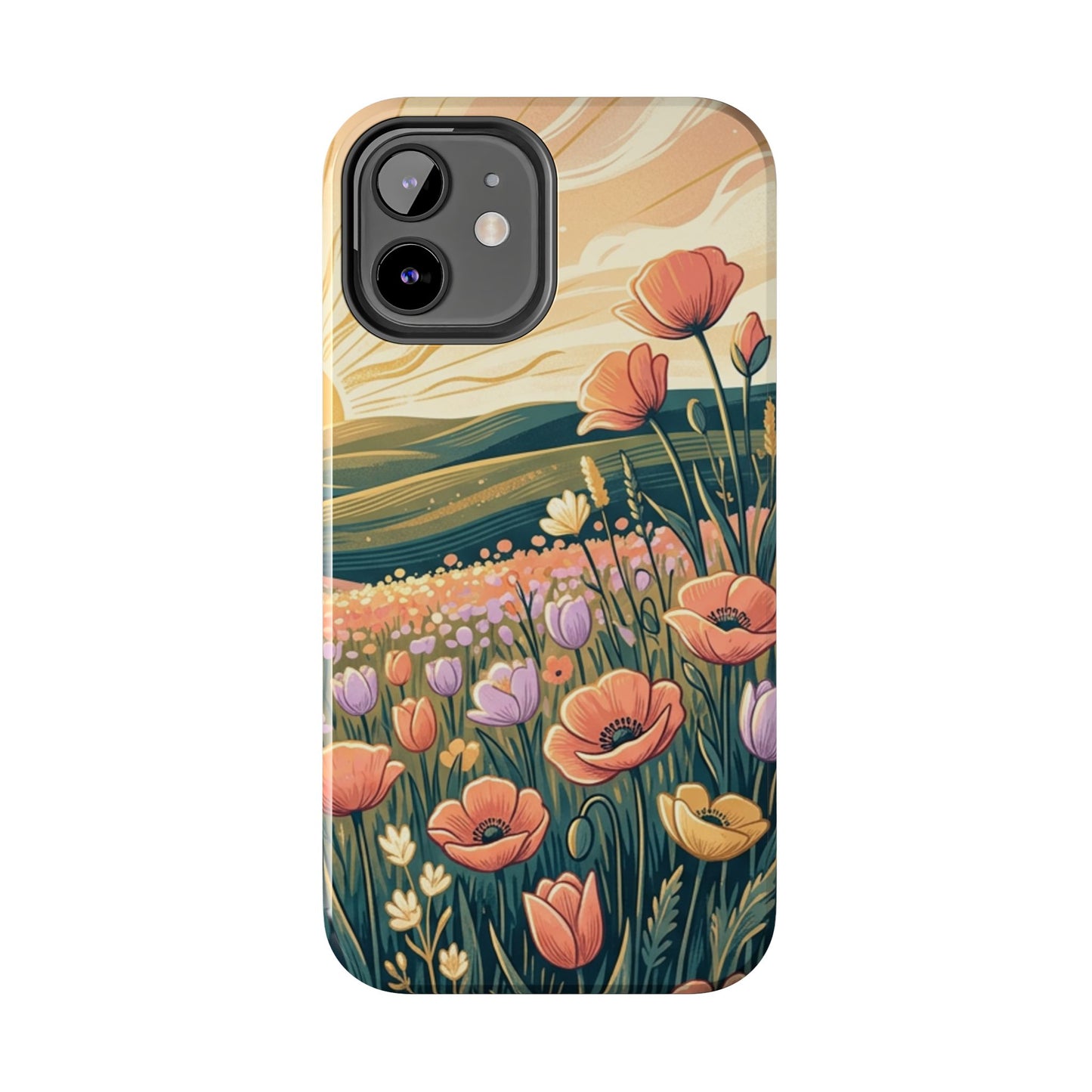 Floral Sunrise iPhone Case — Land of Flowers Design