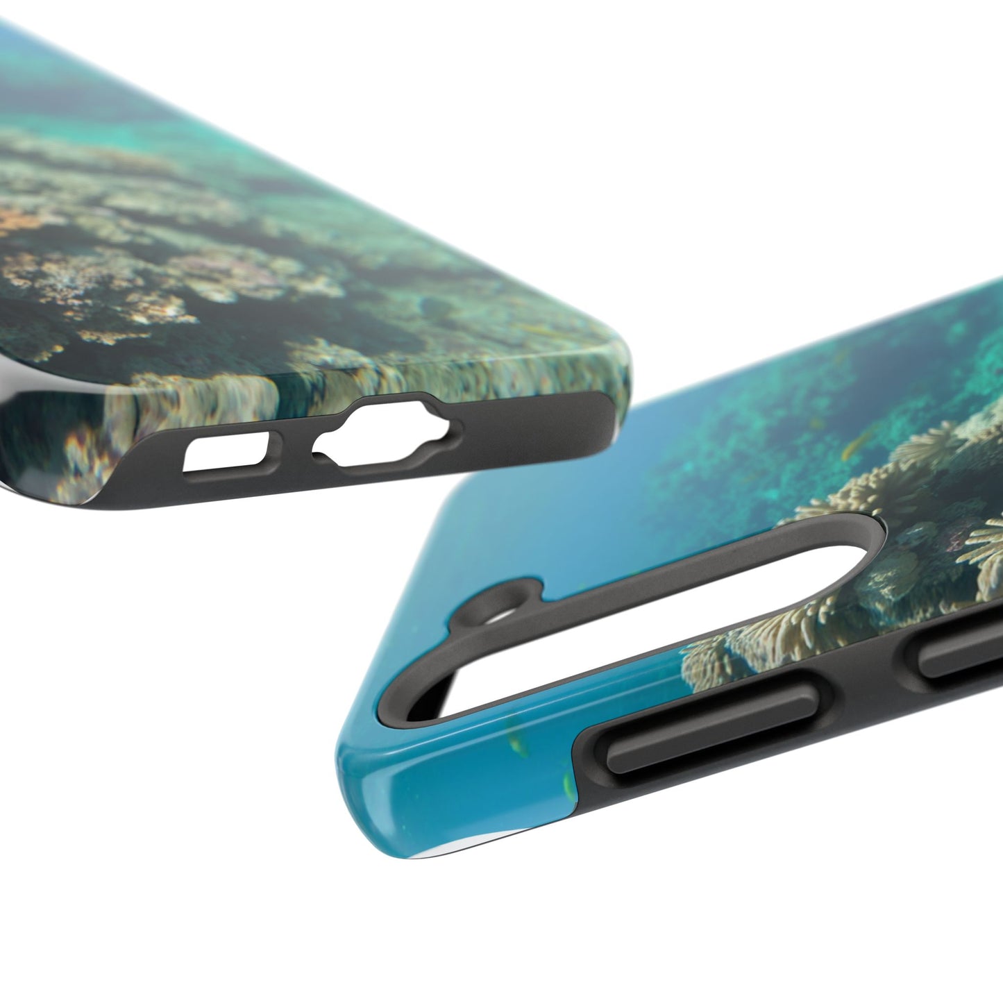 Coral Reef Tough Phone Case - Ocean Vibes Protection for Adventure Lovers