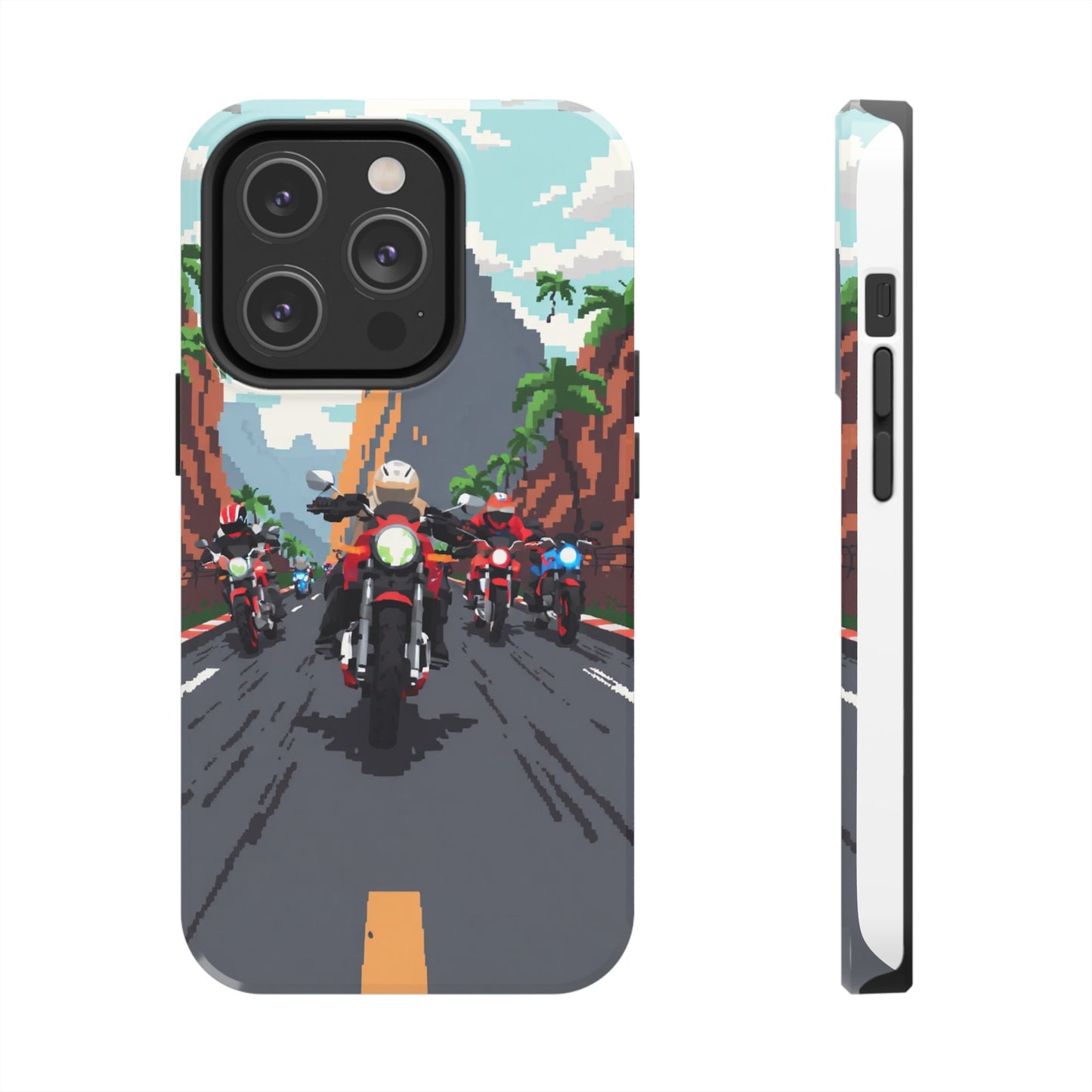 Retro Biker Tough Phone Case - Perfect for Motorcycle Lovers